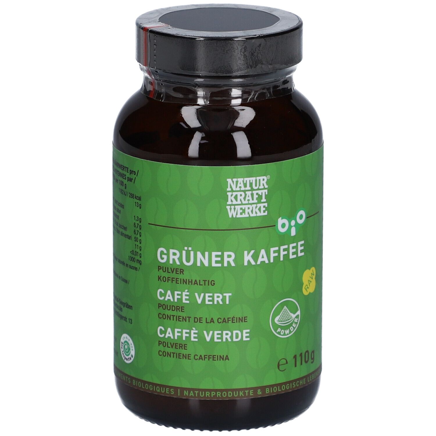 NATURKRAFTWERKE Café vert en poudre bio
