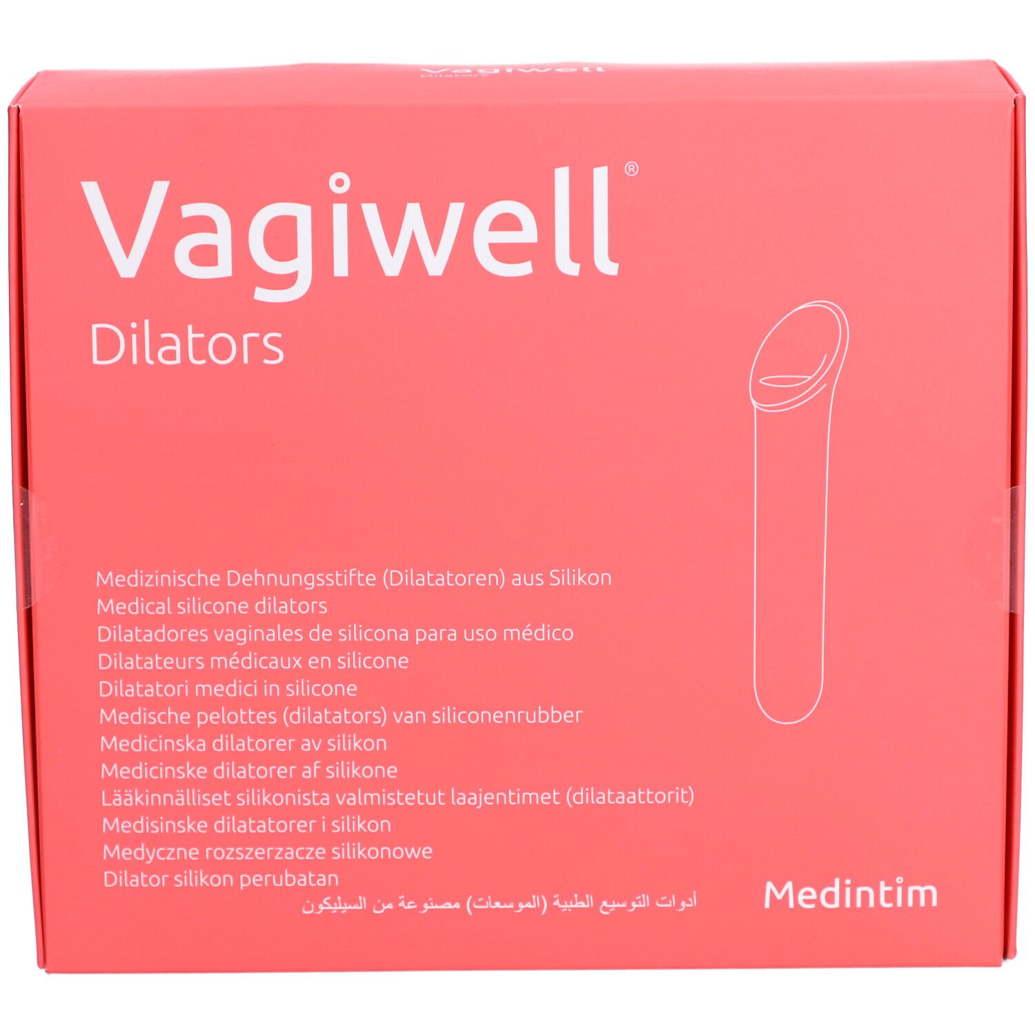 Vagiwell Set de dilatateurs en silicone tailles 3 à 5