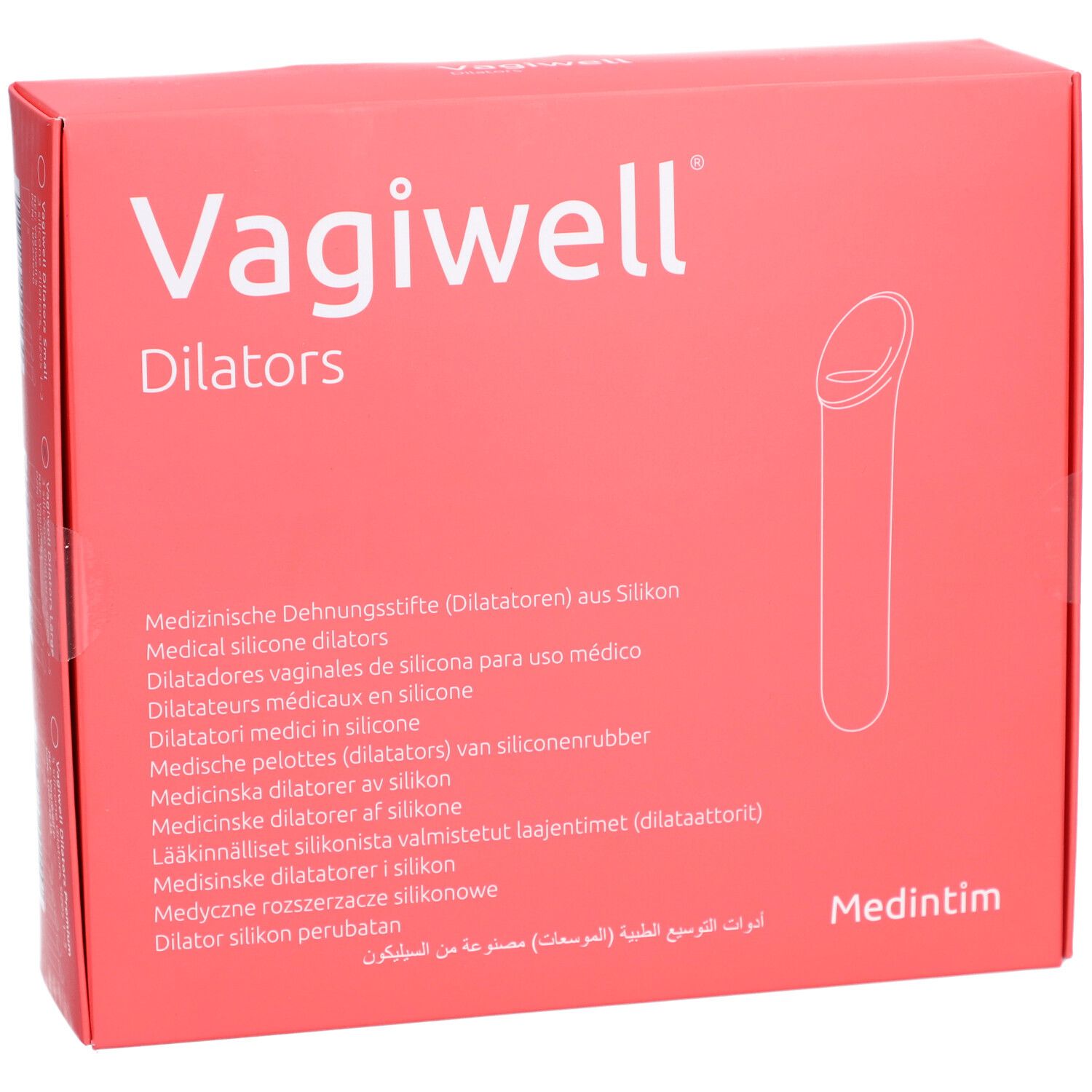 Vagiwell Set de dilatateurs en silicone tailles 3 à 5