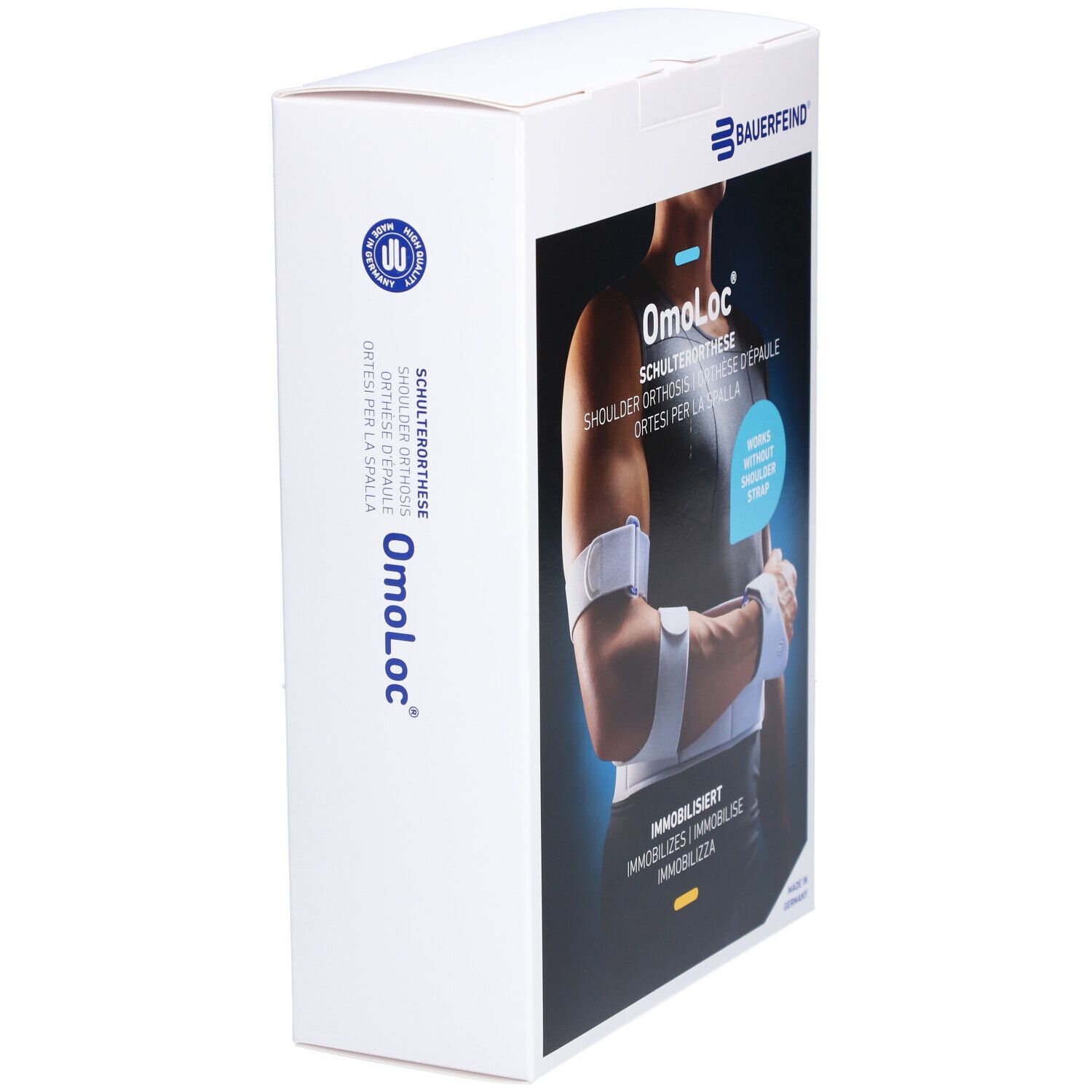 BAUERFEIND® Omoloc Orthèse d'immobilisation pour l'épaule Taille 2 gauche titane