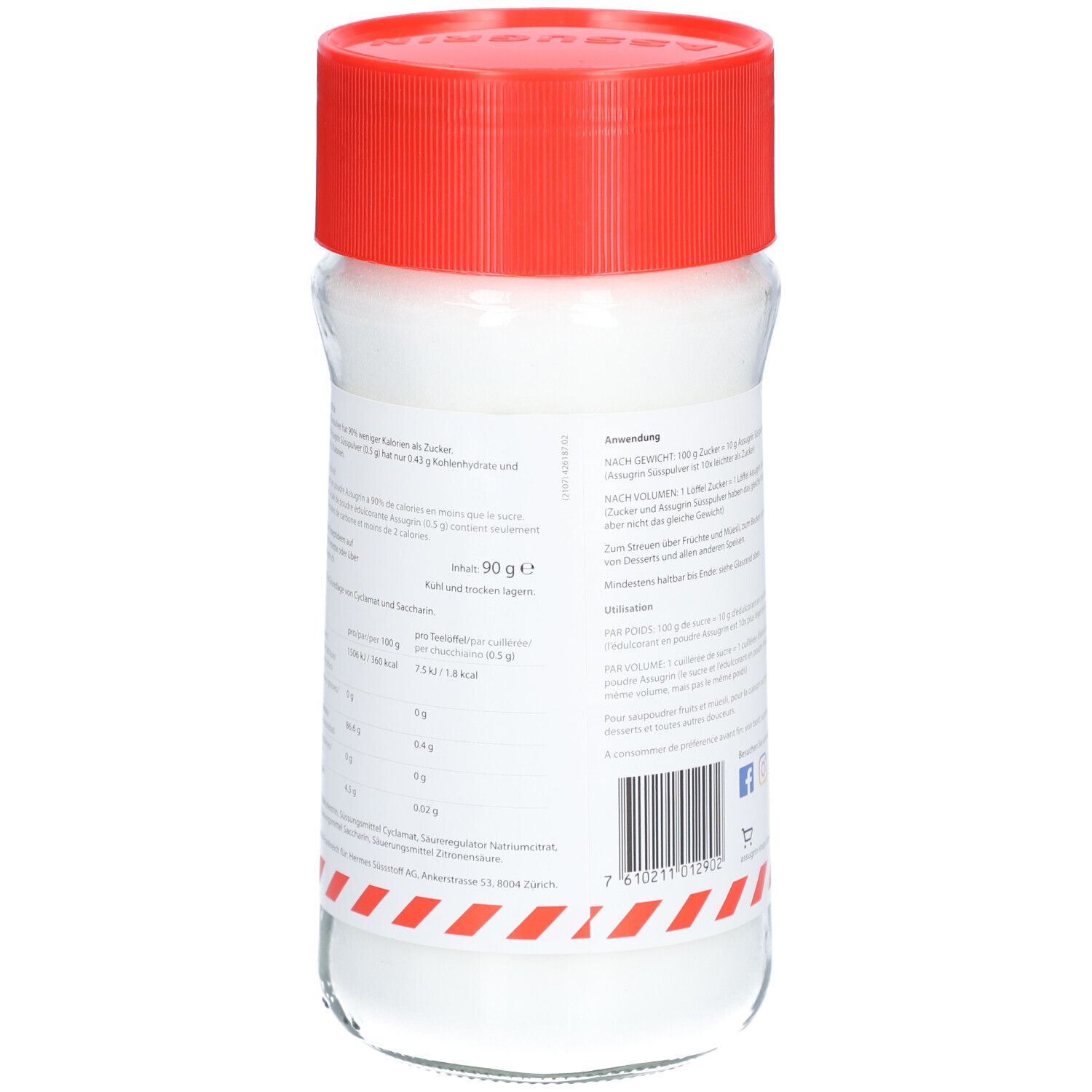 Assugrin Das Original édulcorant en poudre pour cuisson et pâtisserie