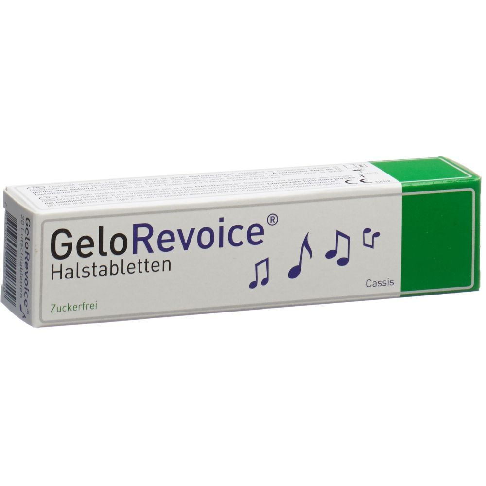 GeloRevoice® Comprimés à sucer Cassis-Menthol