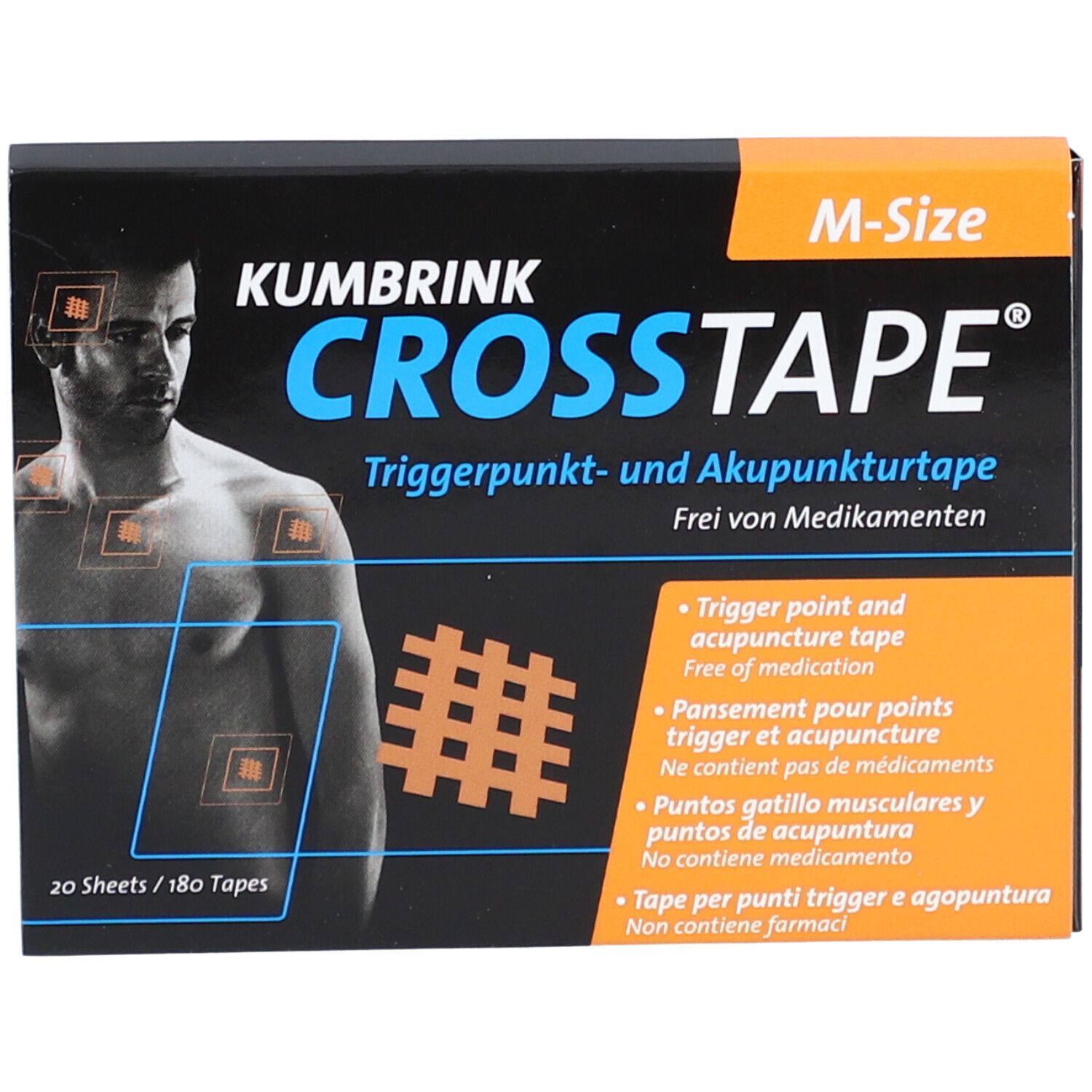 CROSSTAPE Patchs d'Acuponcture M