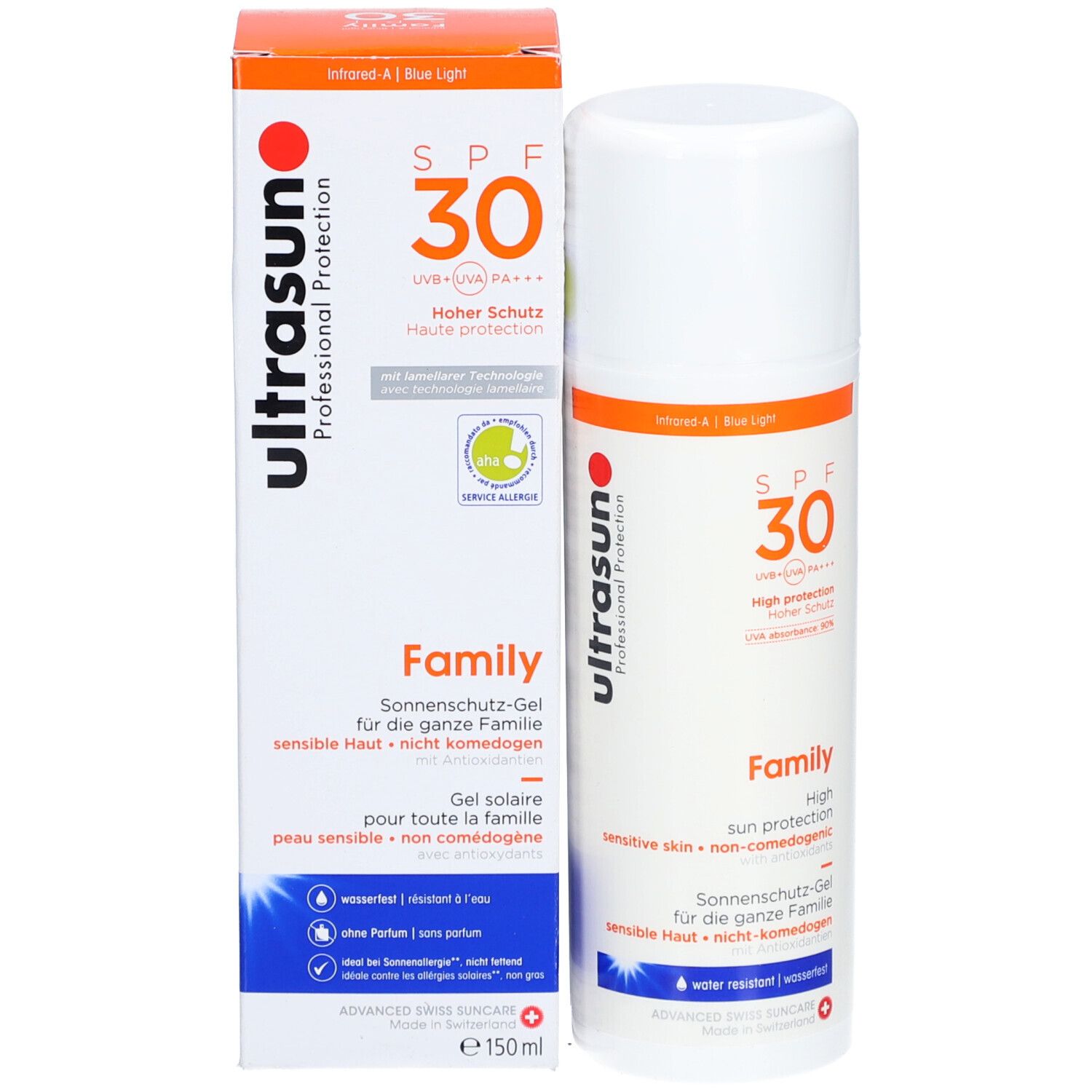 ULTRASUN Family SPF 30 Gel solaire