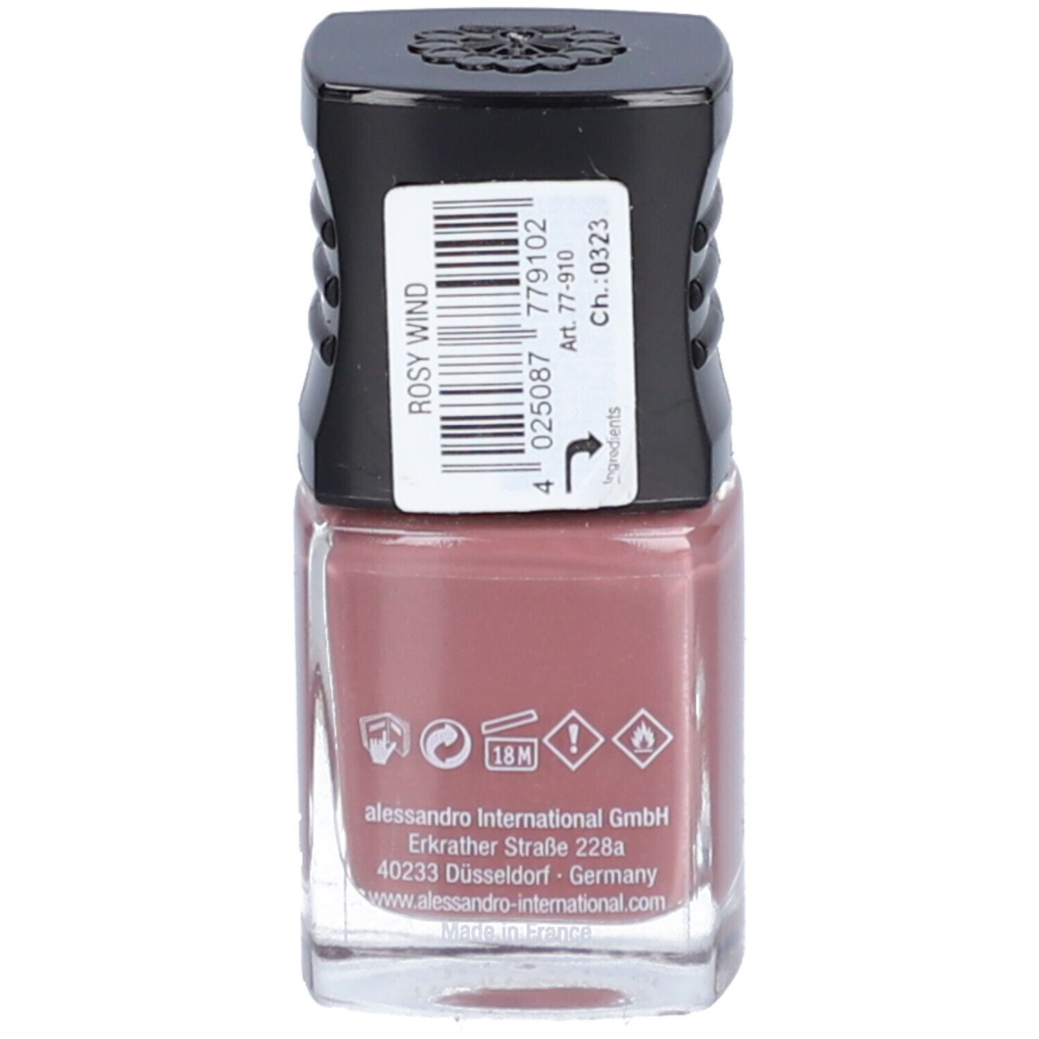 ALESSANDRO Vernis à ongles 910 Rosy Wind