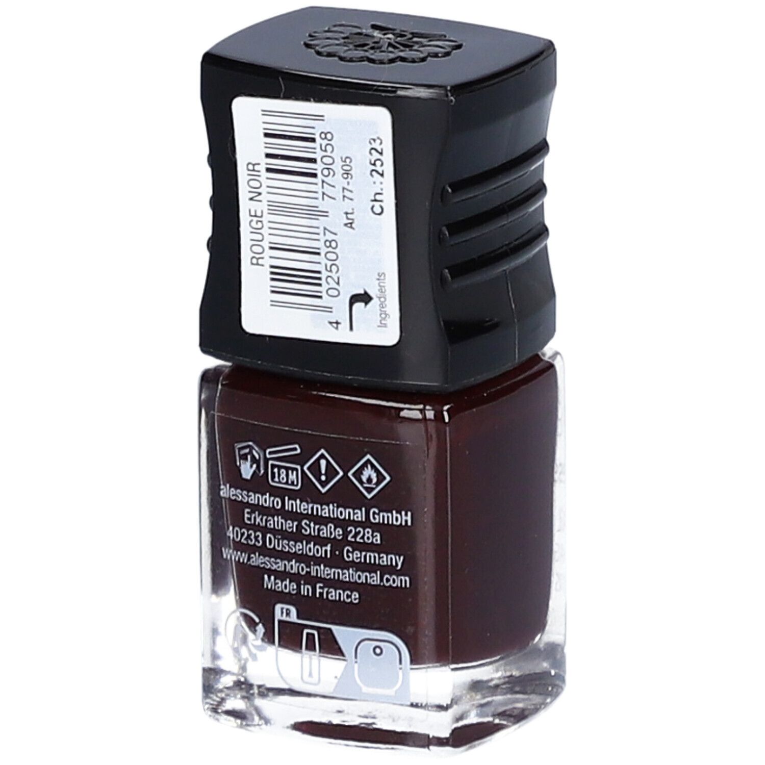 ALESSANDRO Vernis à ongles Rouge Noir