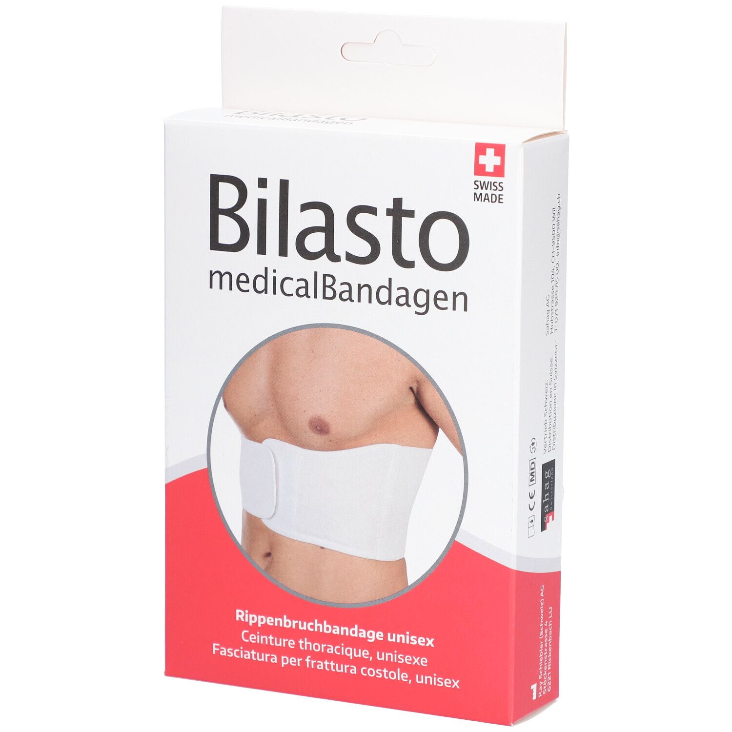 BILASTO Ceinture Thoracique M Blanc