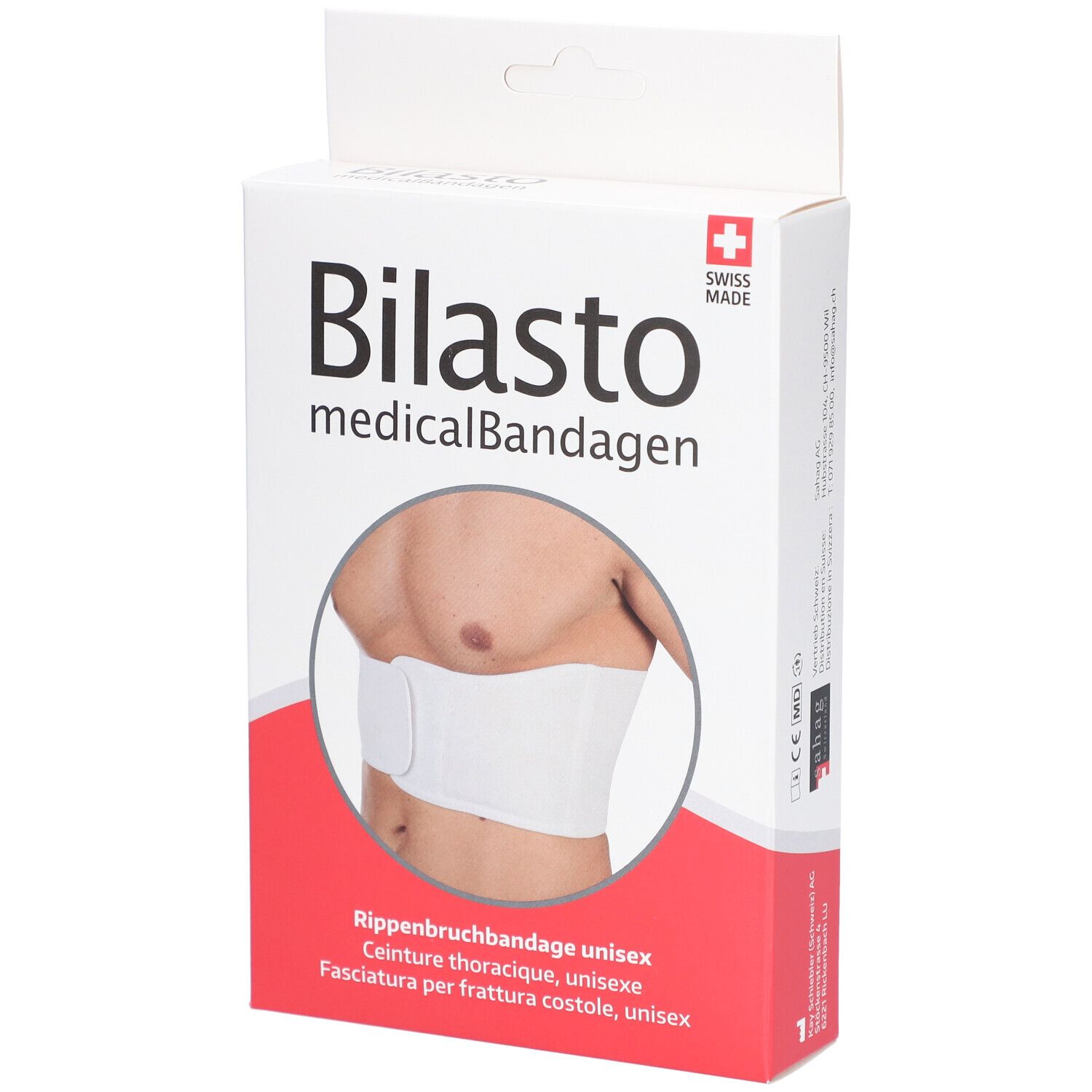 BILASTO Ceinture Thoracique L Blanc