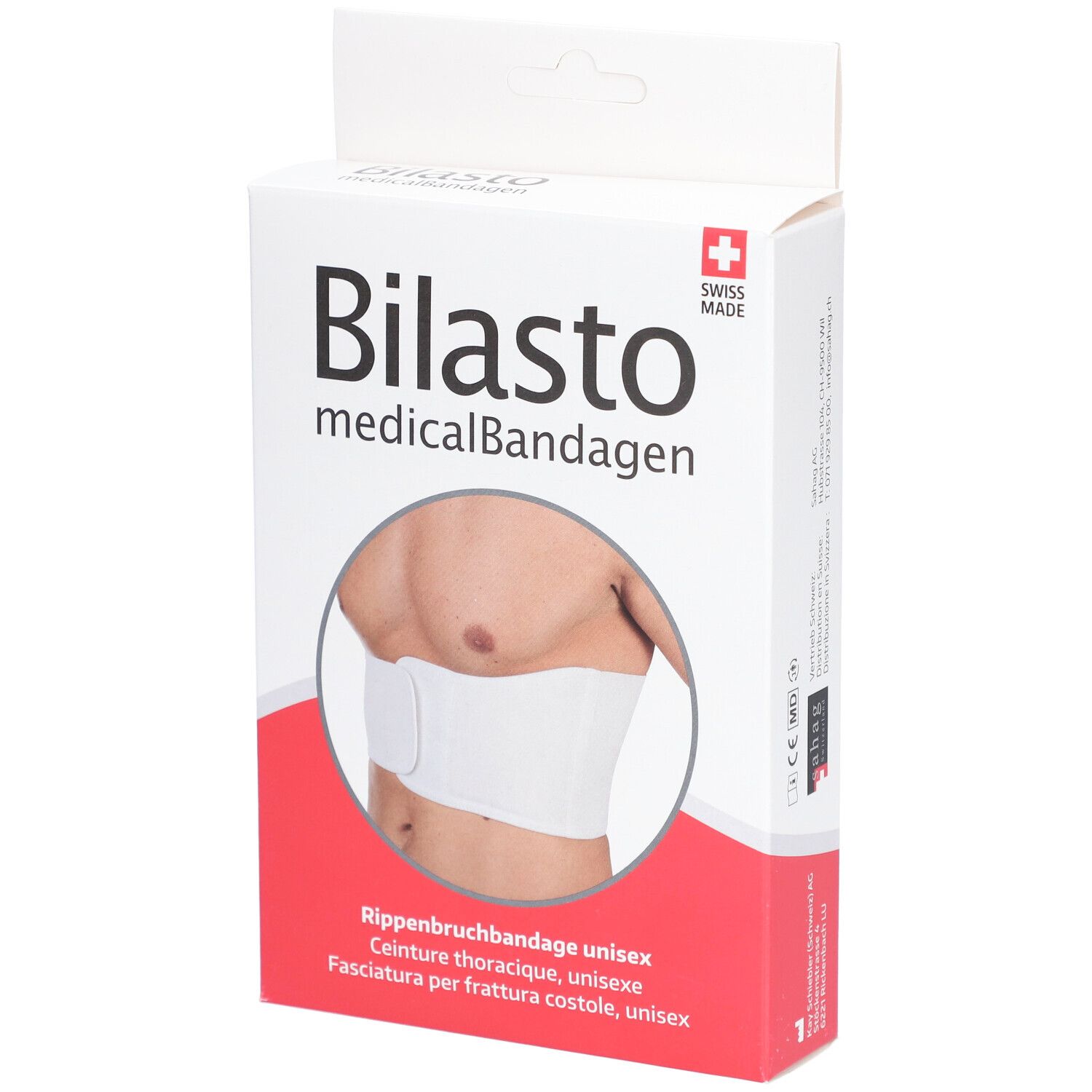 BILASTO Ceinture Thoracique Unisexe XL