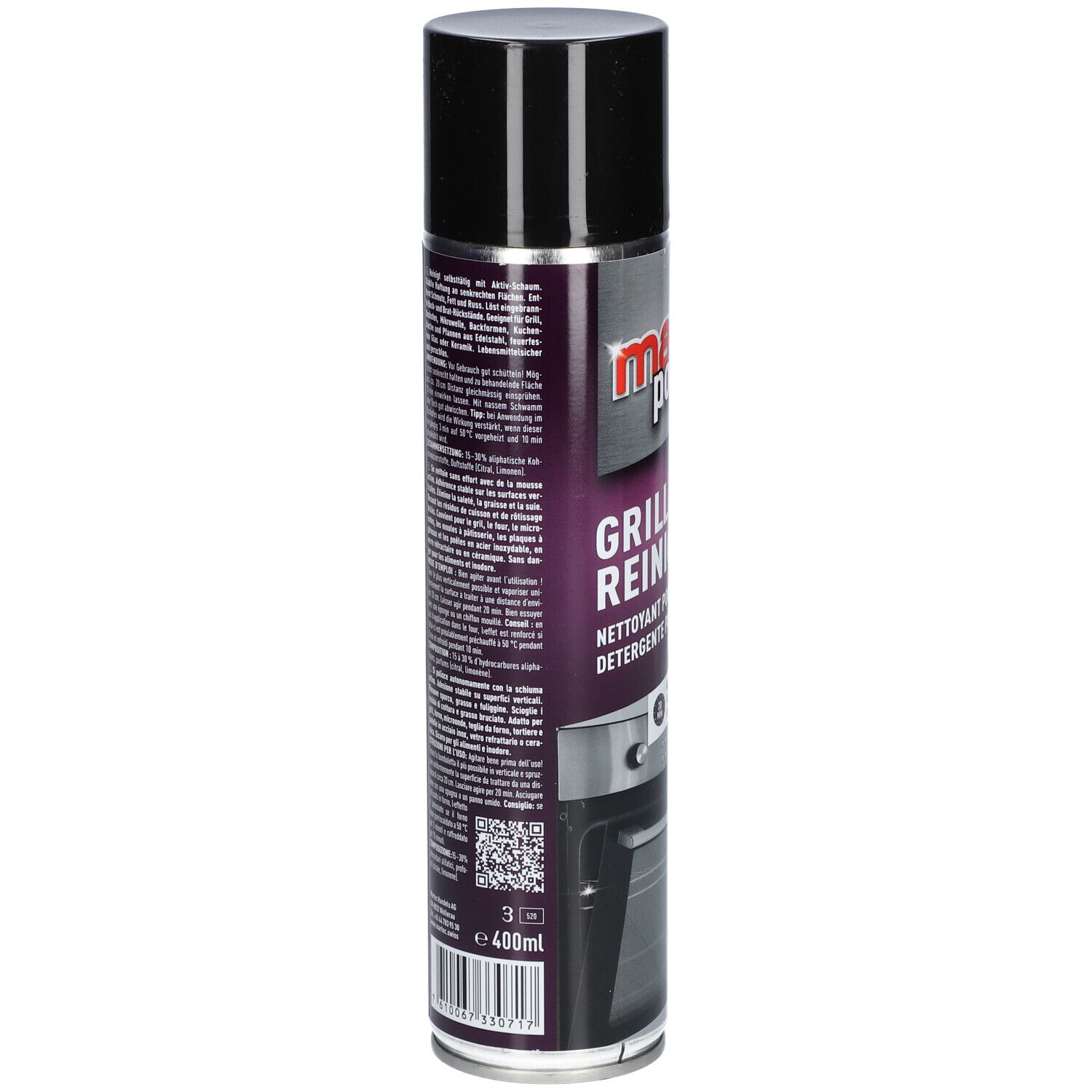 MARTEC Power Spray aérosol pour grill et four