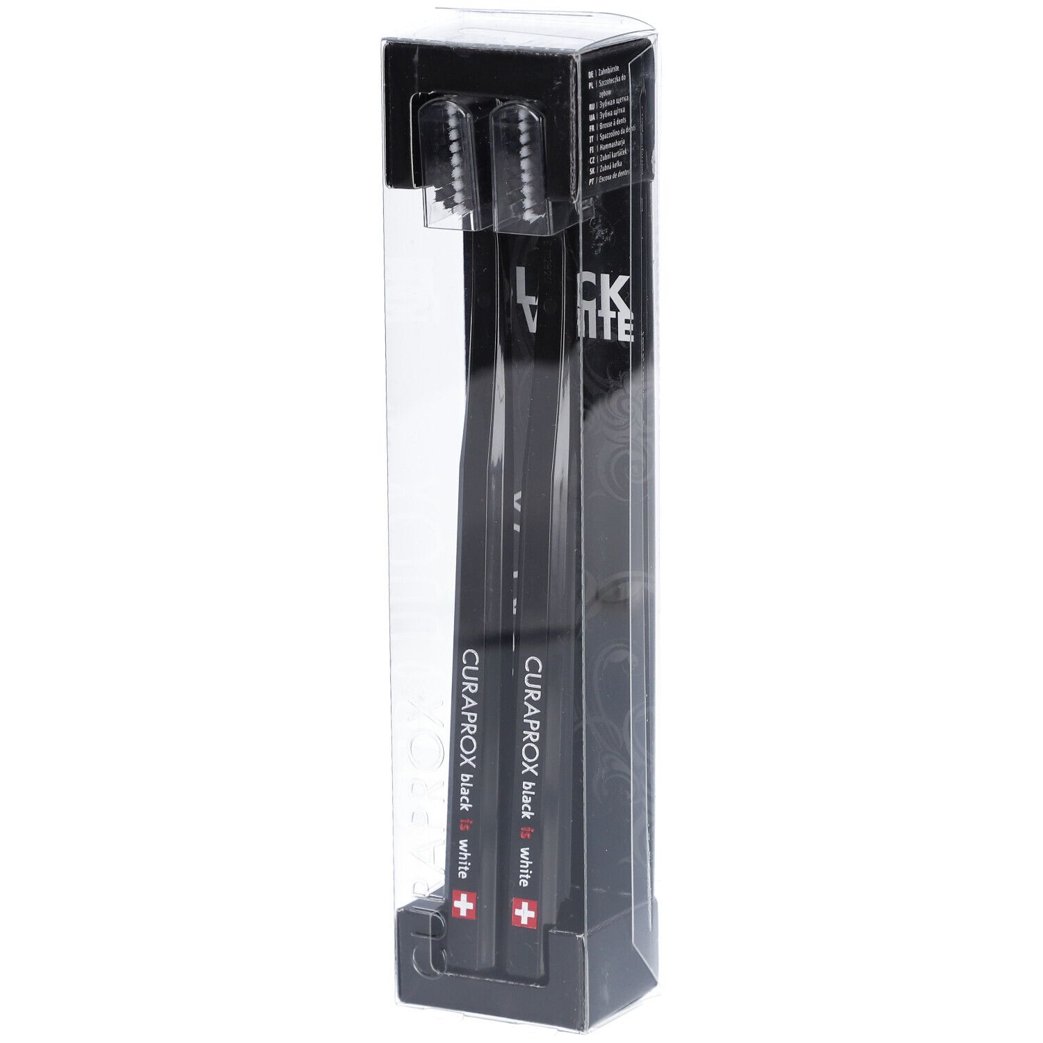 Curaprox Black is White brosses à dents duo noir