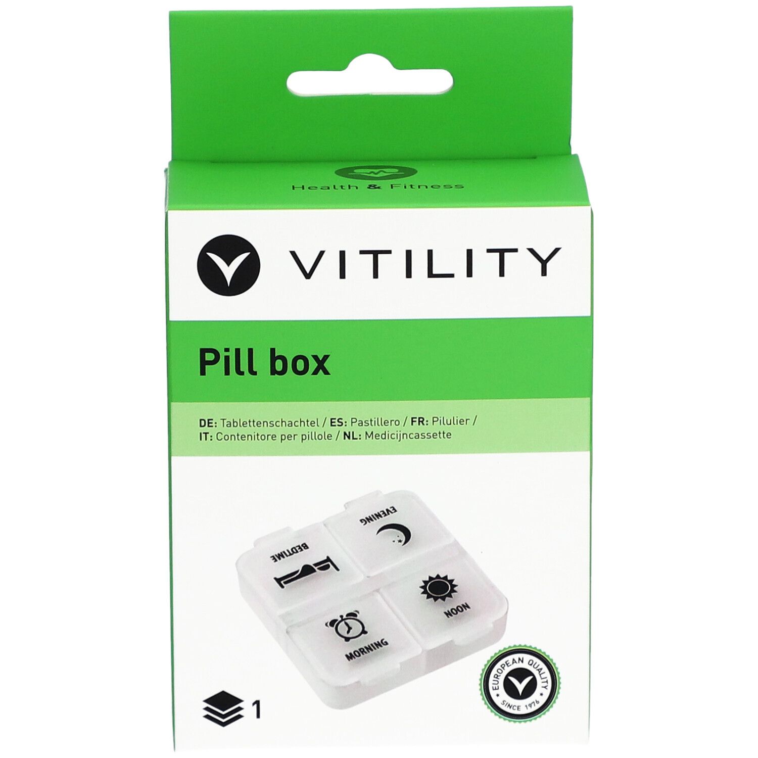 VITILITY Cassette de médicaments