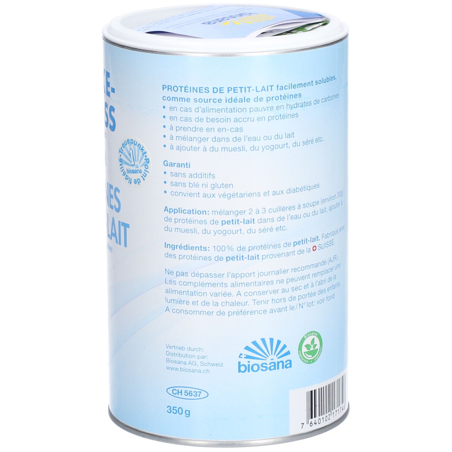 MOLKE Protéines de petit-lait