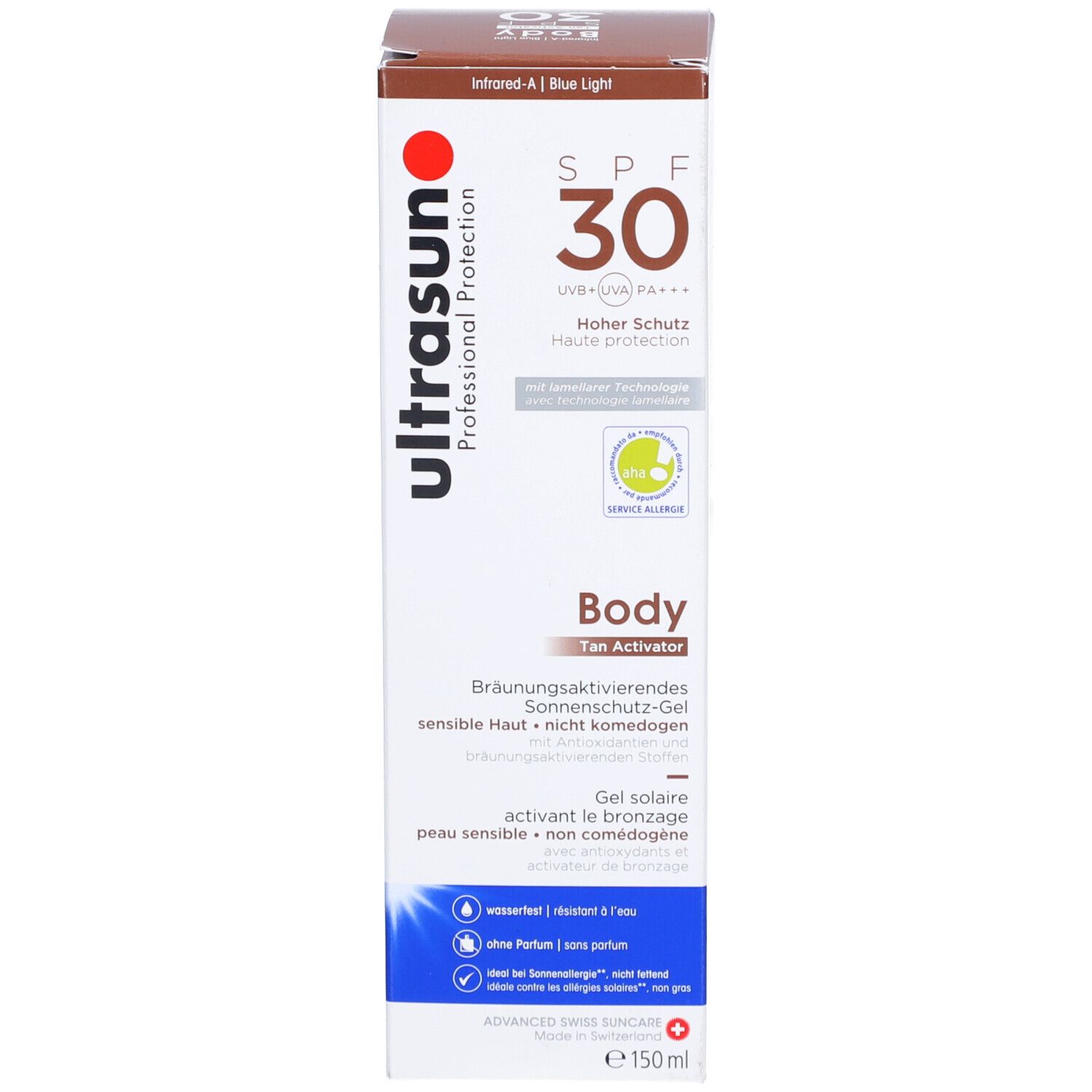 ULTRASUN Activateur de bronzage Hydratant corps SPF 30