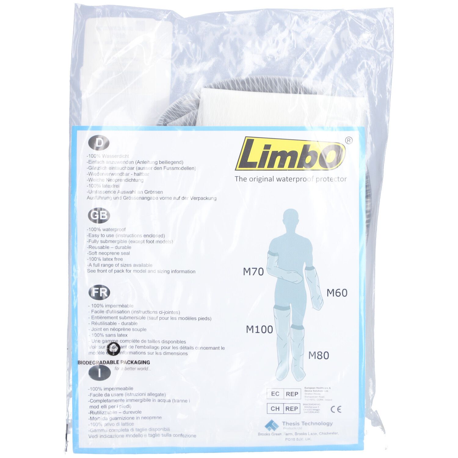 LIMBO Protection de Bain 73 cm Jambe