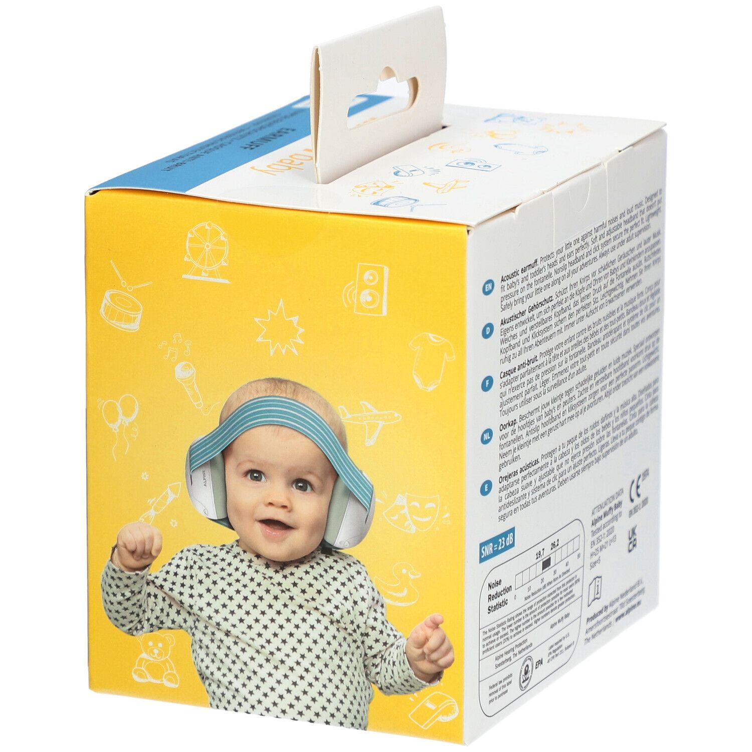 ALPINE® Muffy Baby Casque anti-bruit Bleu