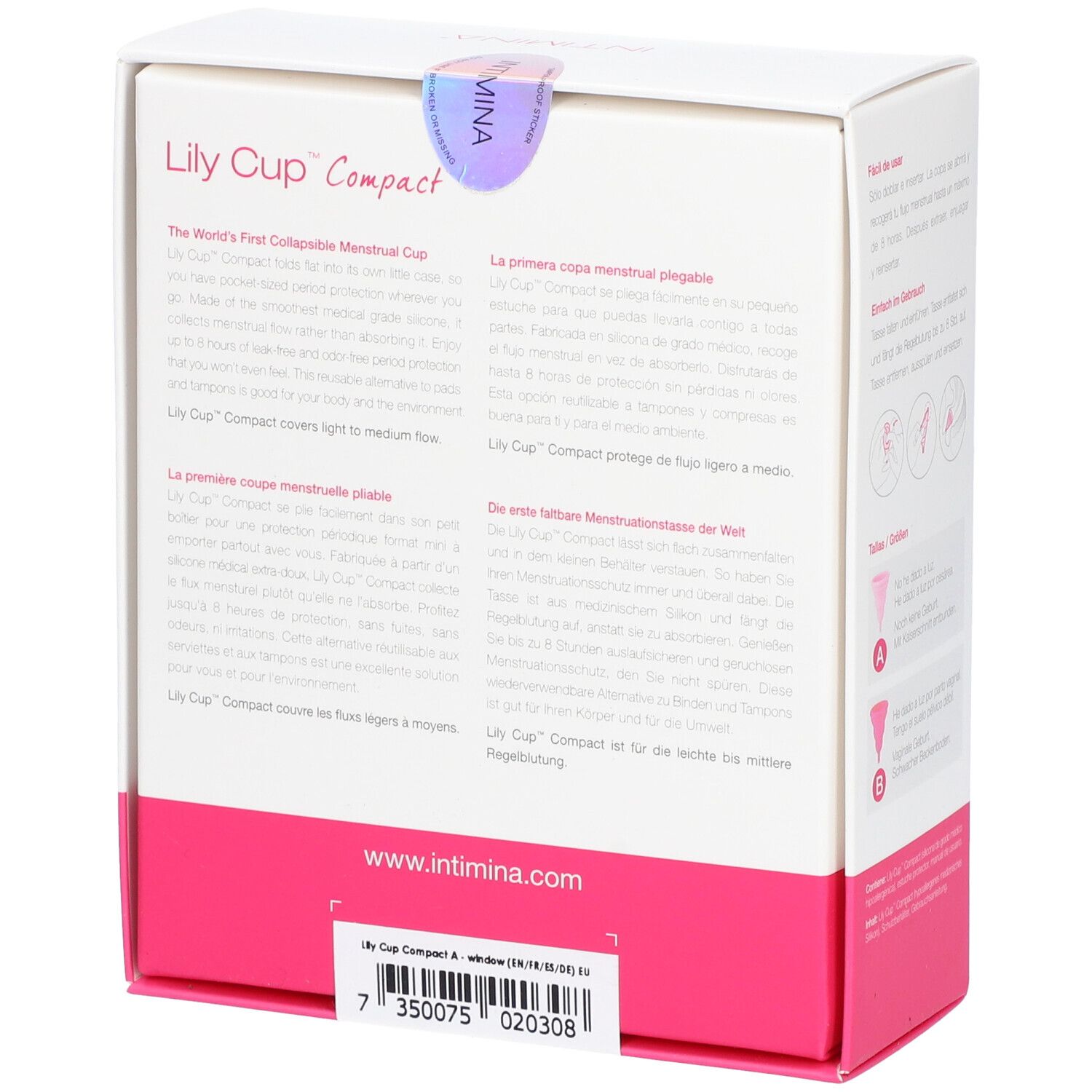 Intimina Lily Cup™ Compact taille A 1 pc(s) - Redcare Pharmacie