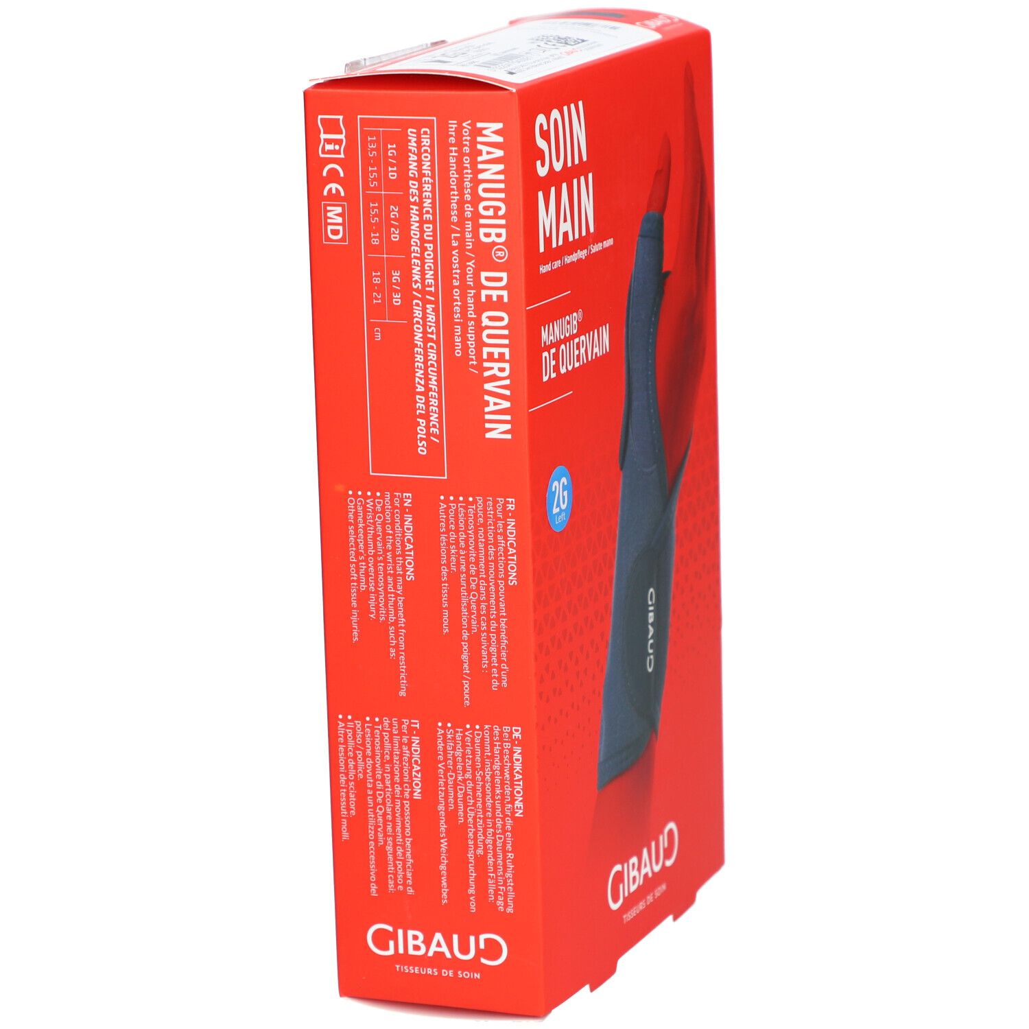 GIBAUD Orthèse de main - Manugib 3D