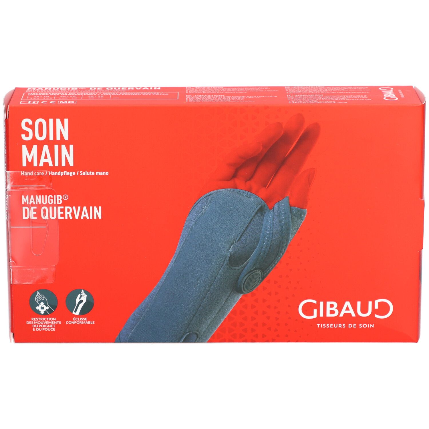 GIBAUD Orthèse de main - Manugib 3D