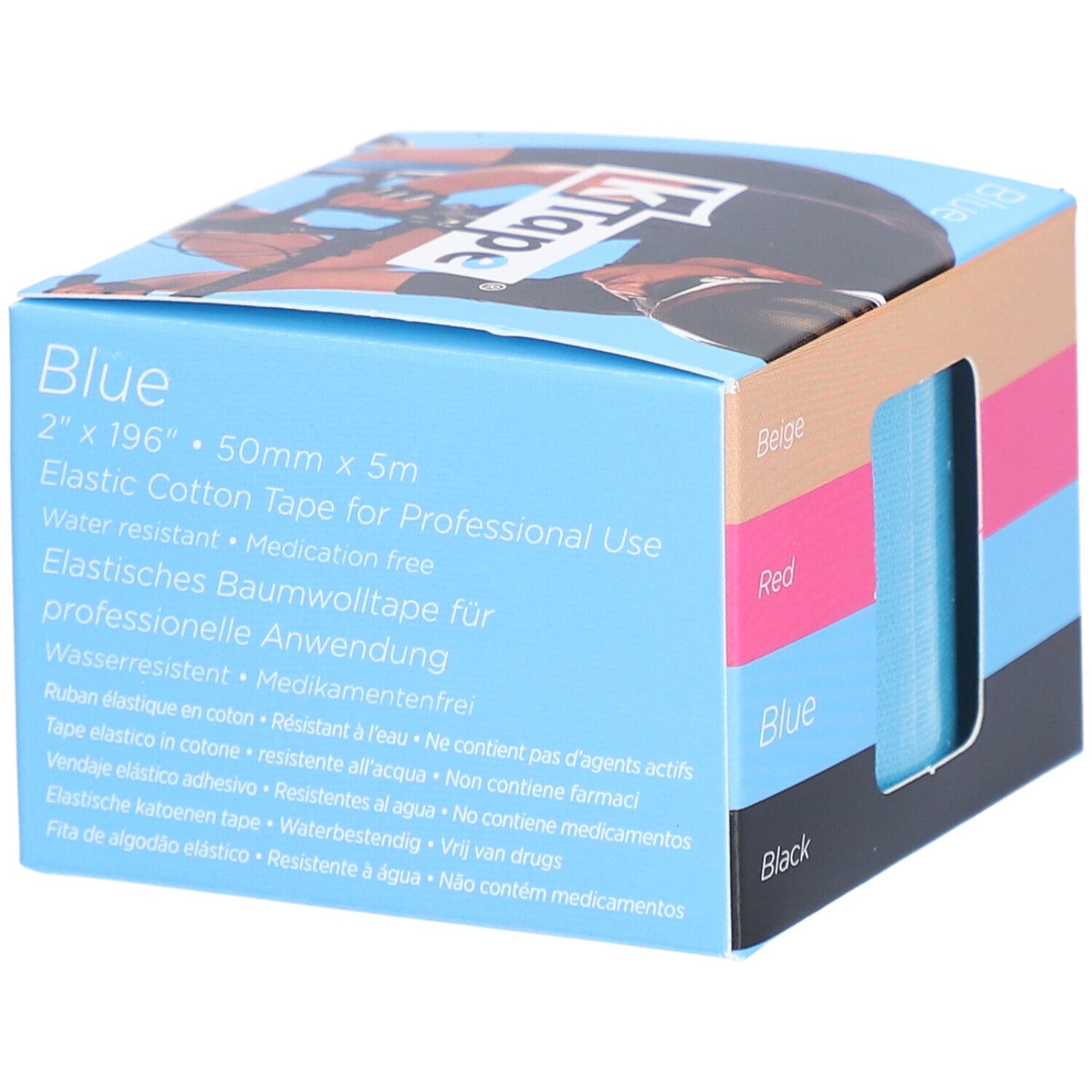 K-TAPE Bande élastique 5cm x 5 m Bleu