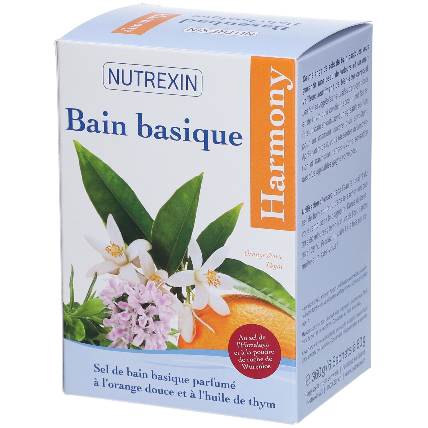 NUTREXIN Sels de bain basiques Harmony