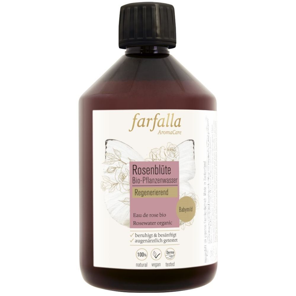 farfalla AromaCare Fleur de rose Eau végétale bio