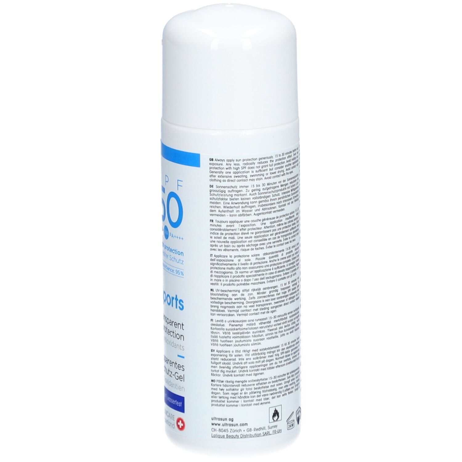 ULTRASUN Gel Sport SPF50