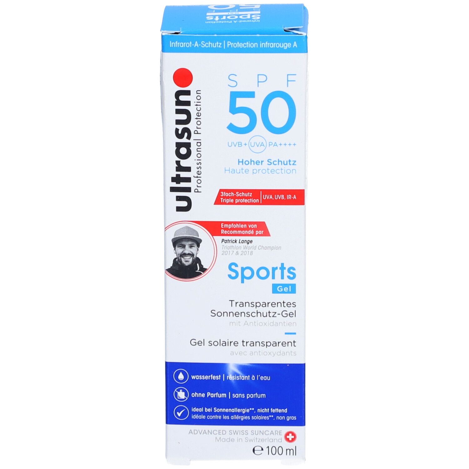ULTRASUN Gel Sport SPF50