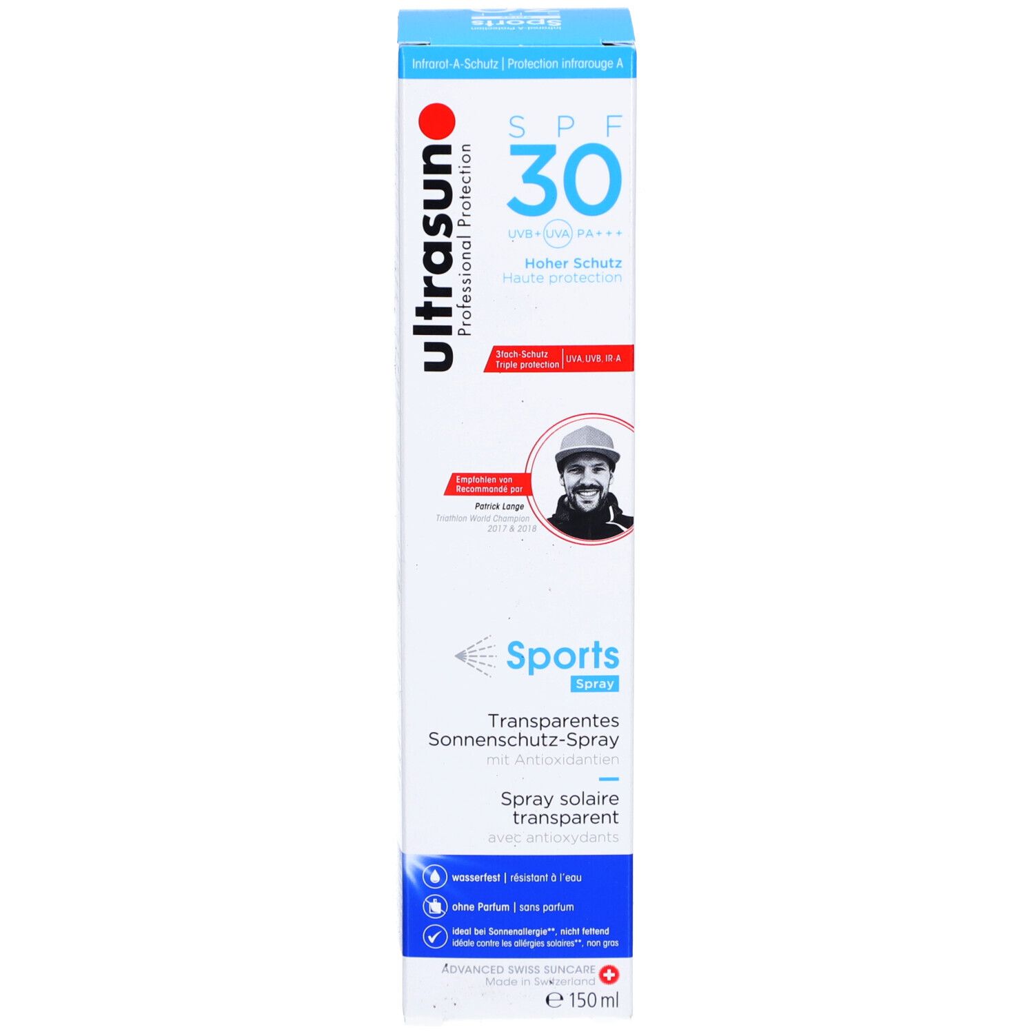 ULTRASUN Sports Spray solaire transparent SPF 30