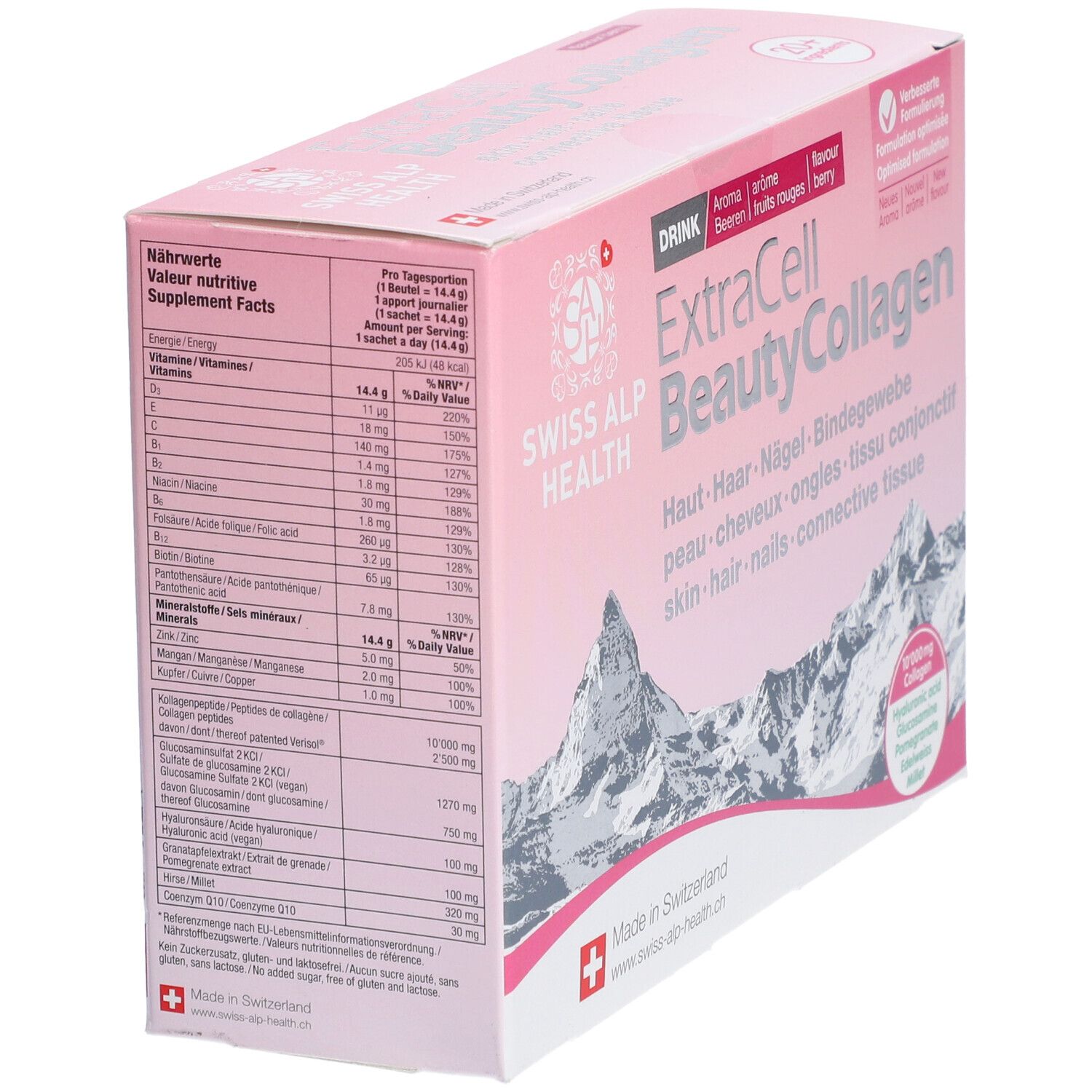 EXTRA CELL Beauty Collagen Drink fruits rouges-Vanille