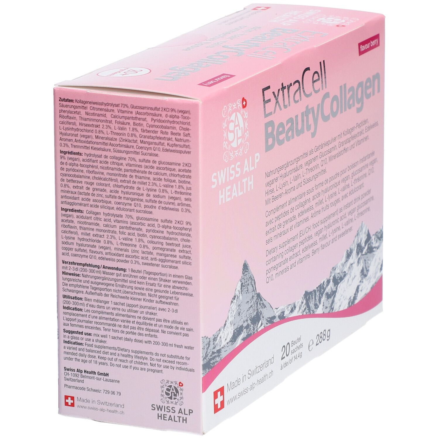 EXTRA CELL Beauty Collagen Drink fruits rouges-Vanille