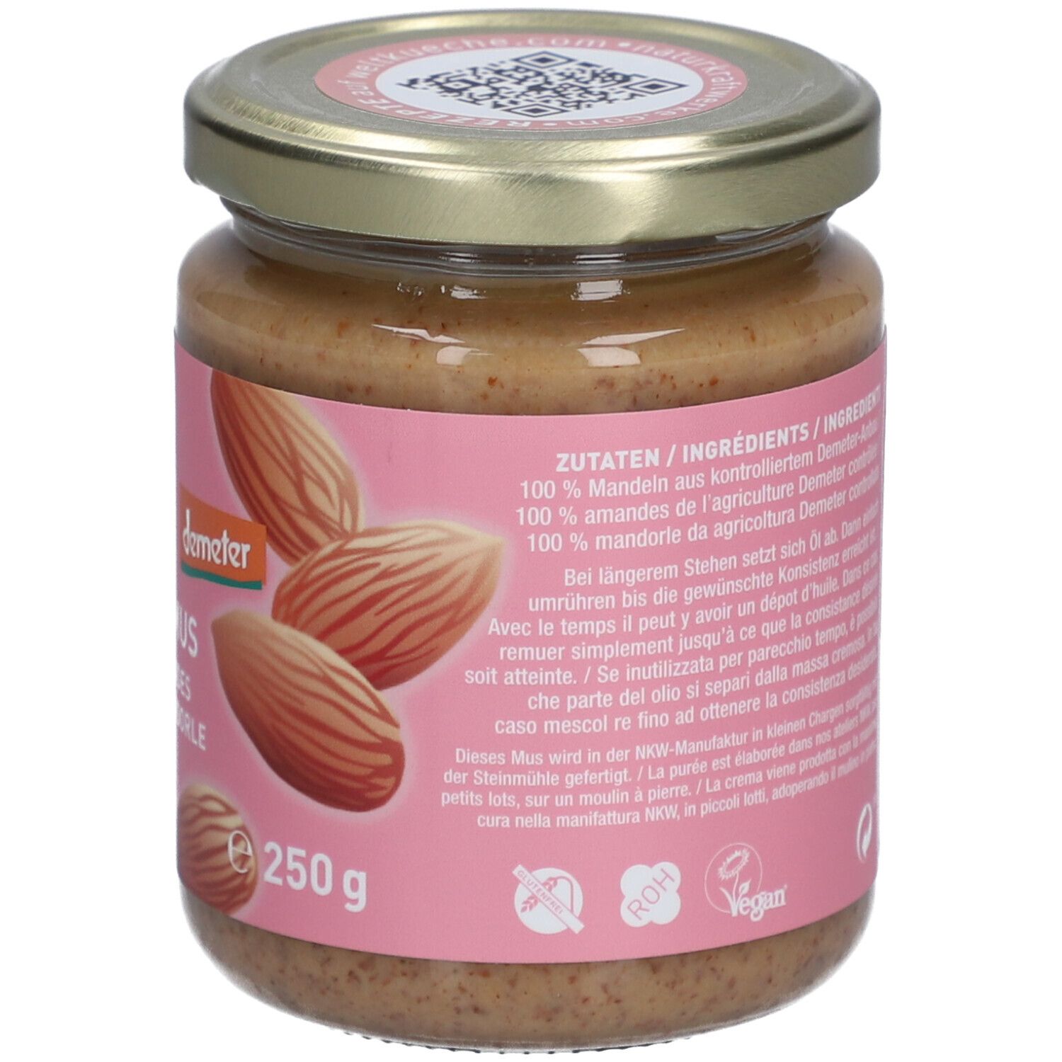 NATURKRAFTWERKE Purée d'amandes bio