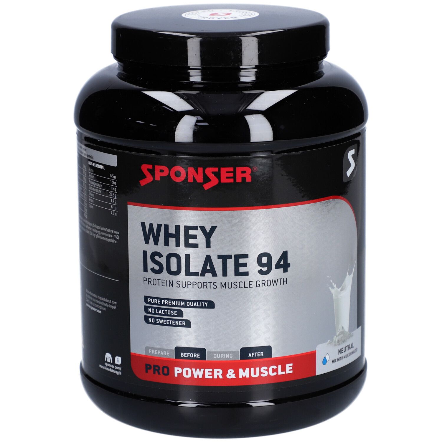 Sponser Whey Isolate 94 Neutral