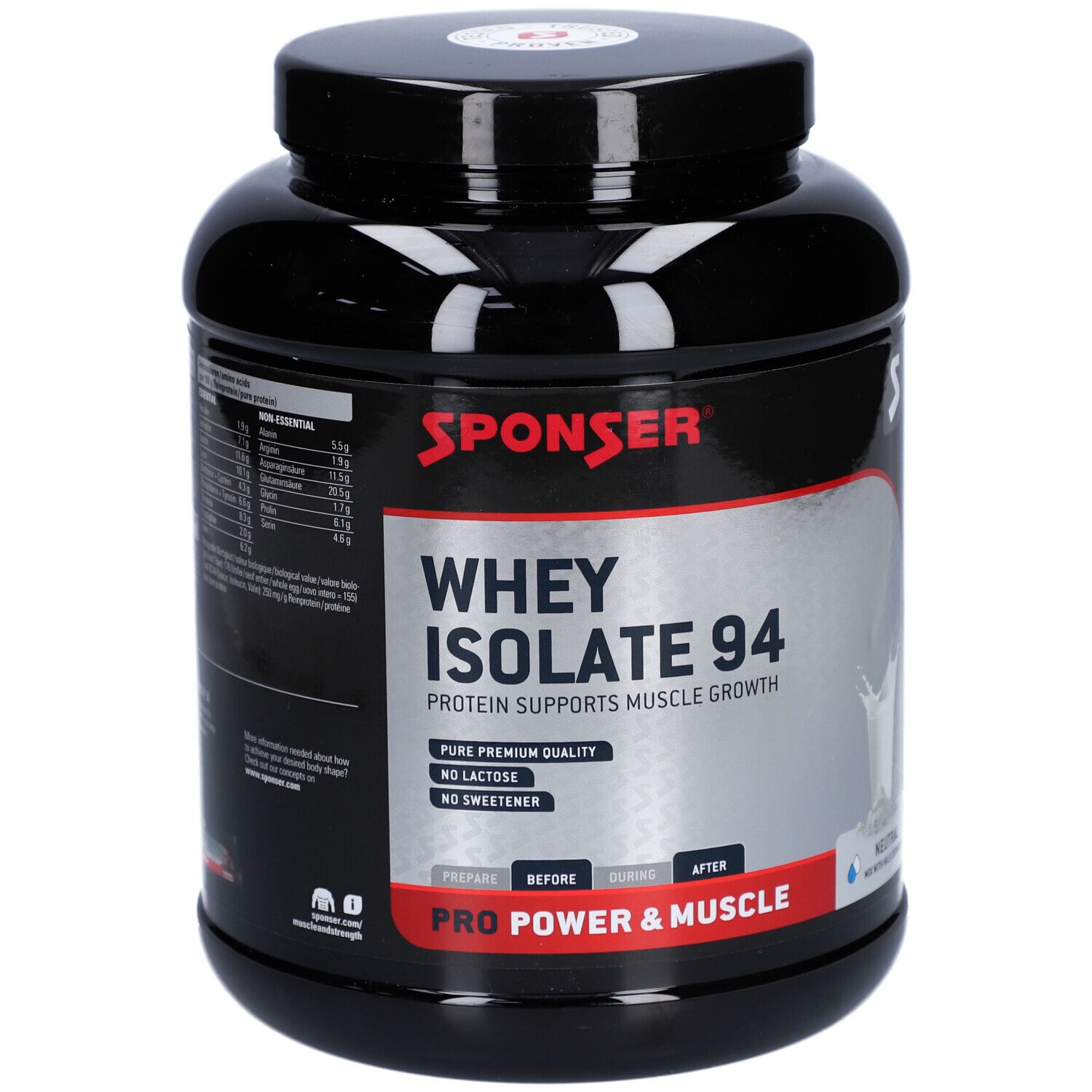 Sponser Whey Isolate 94 Neutral