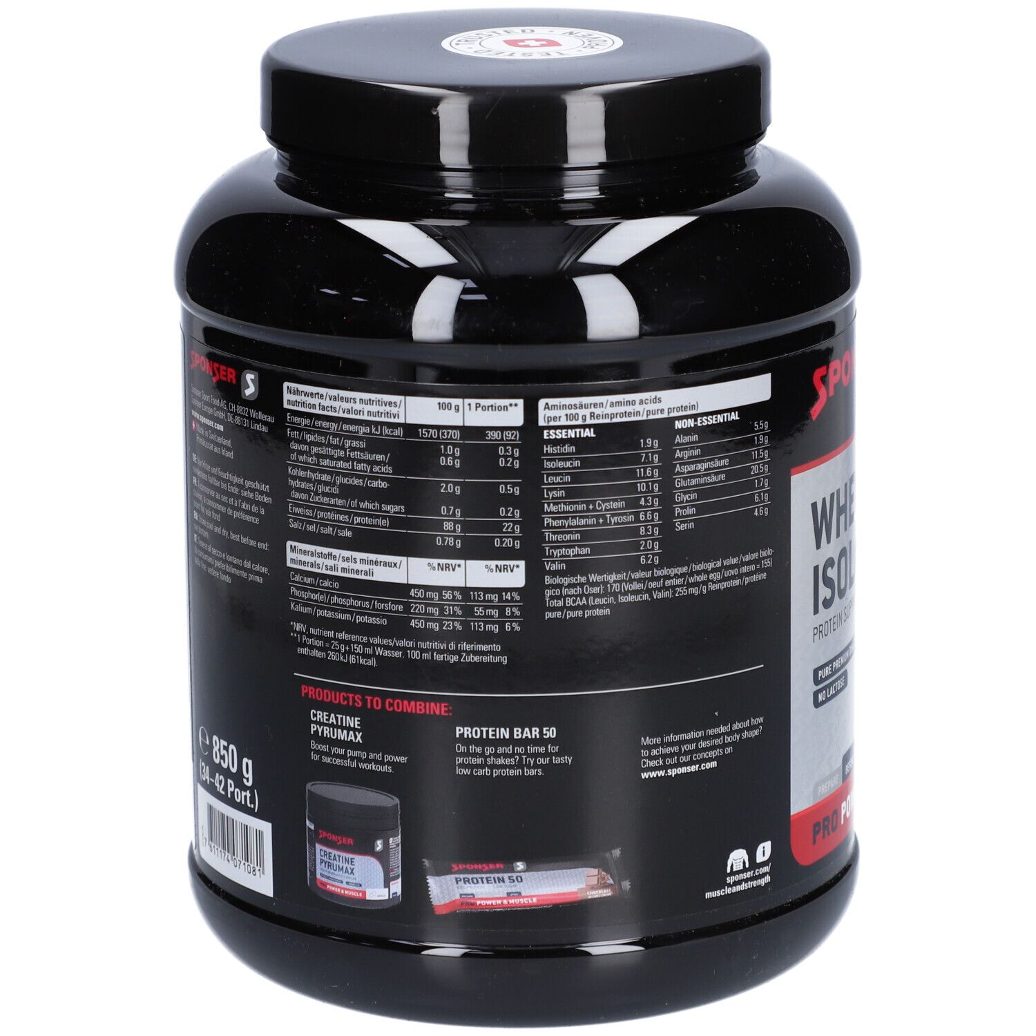 SPONSER Whey Isolate 94 Banane