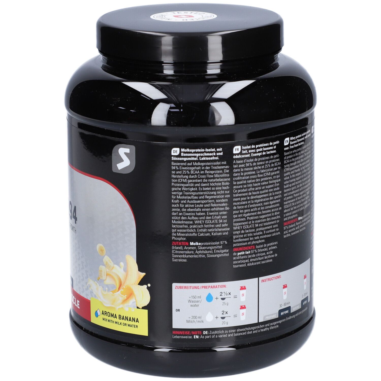 SPONSER Whey Isolate 94 Banane