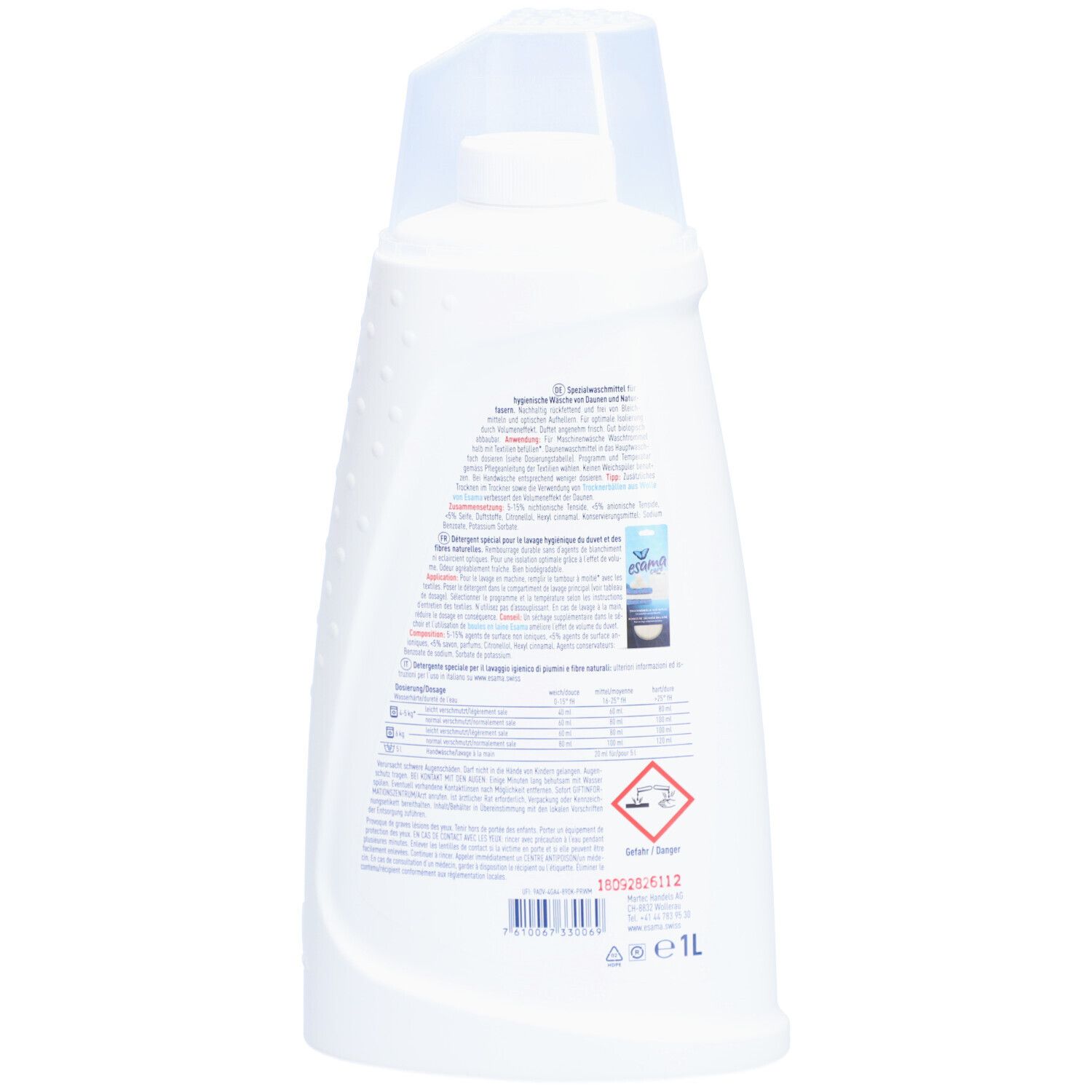 ESAMA Wash Lessive pour duvet