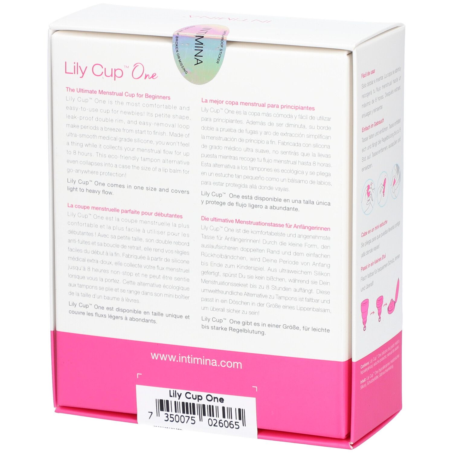 INTIMINA® Lily Cup™ One 1 pc(s) - Redcare Pharmacie