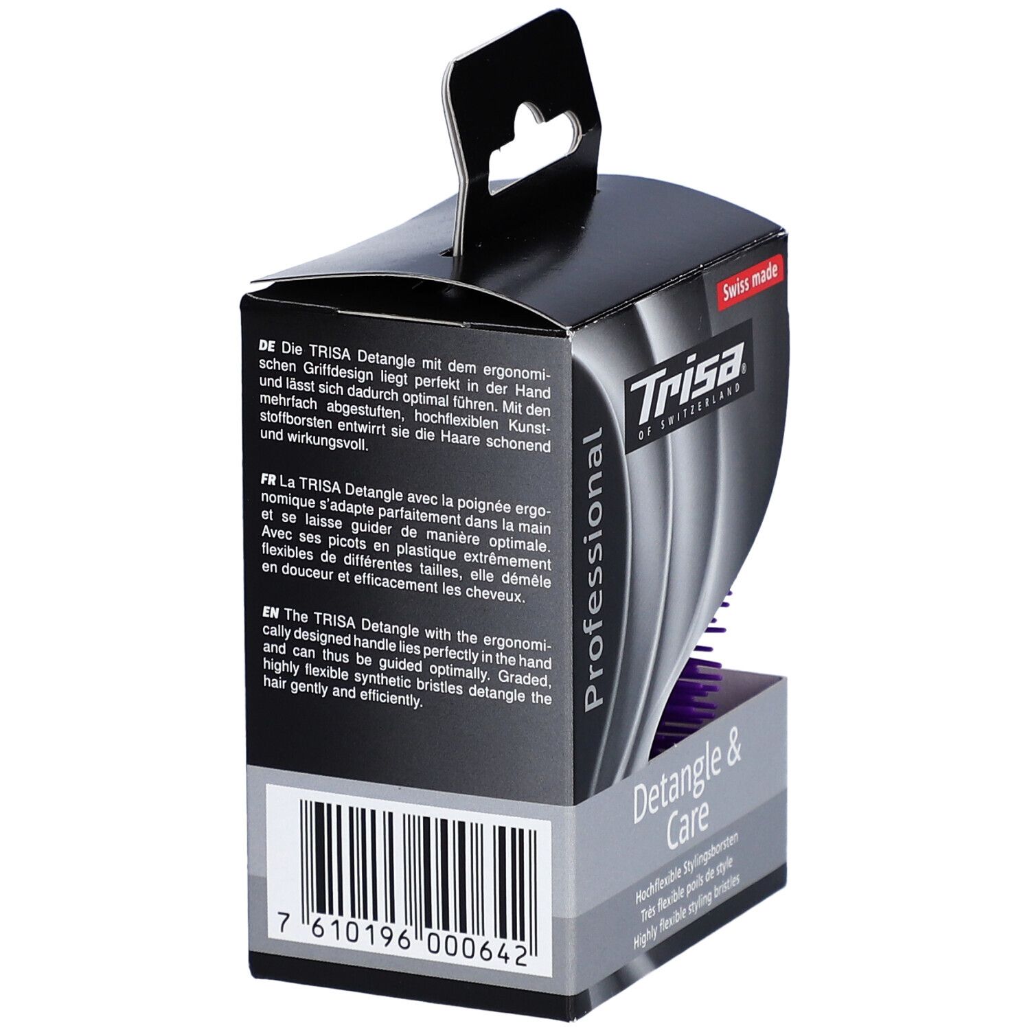 Trisa Detangle Brosse à cheveux S sans manche