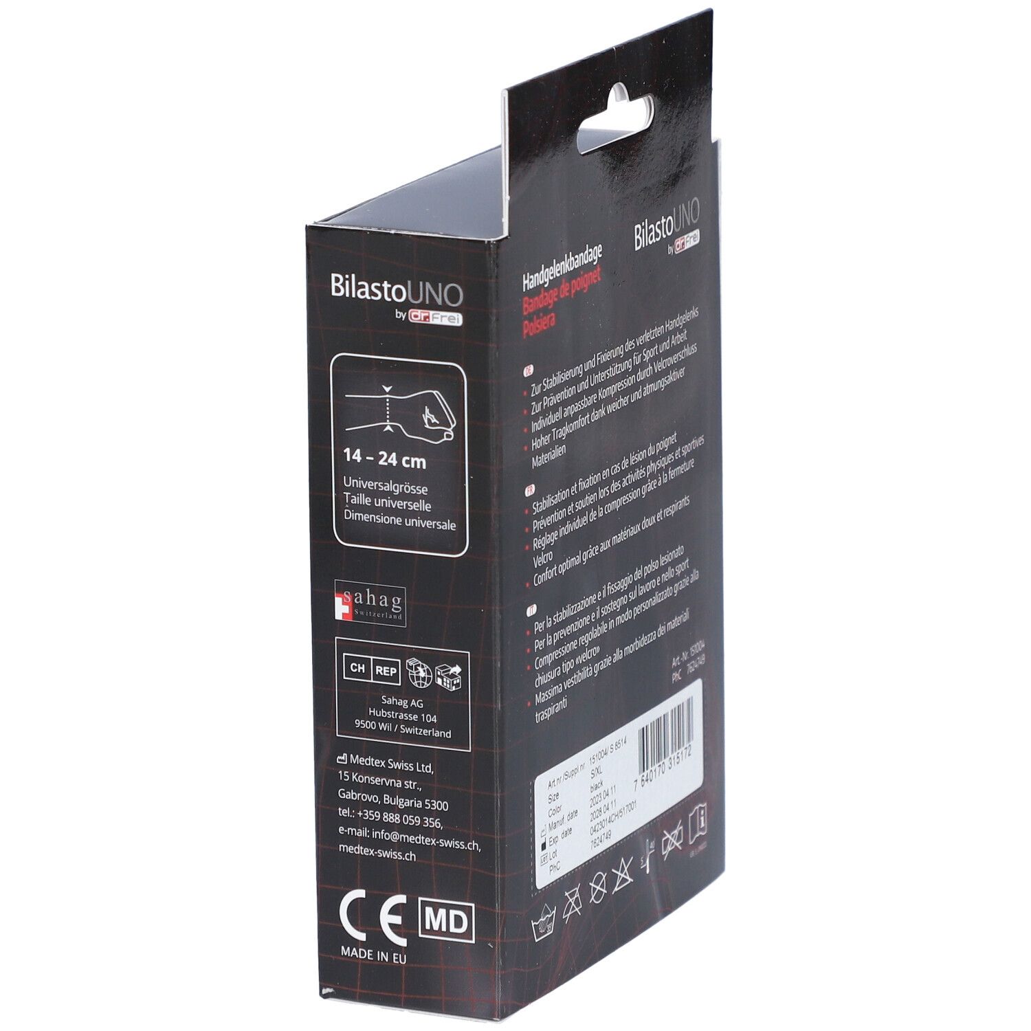 BILASTO UNO Bandage de Poignet Taille Universelle