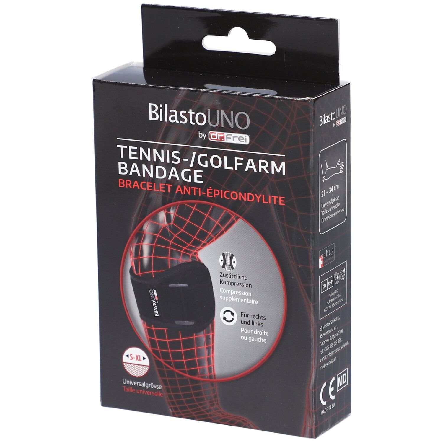 BILASTO UNO Bracelet Anti-Epicondylite Taille Universelle