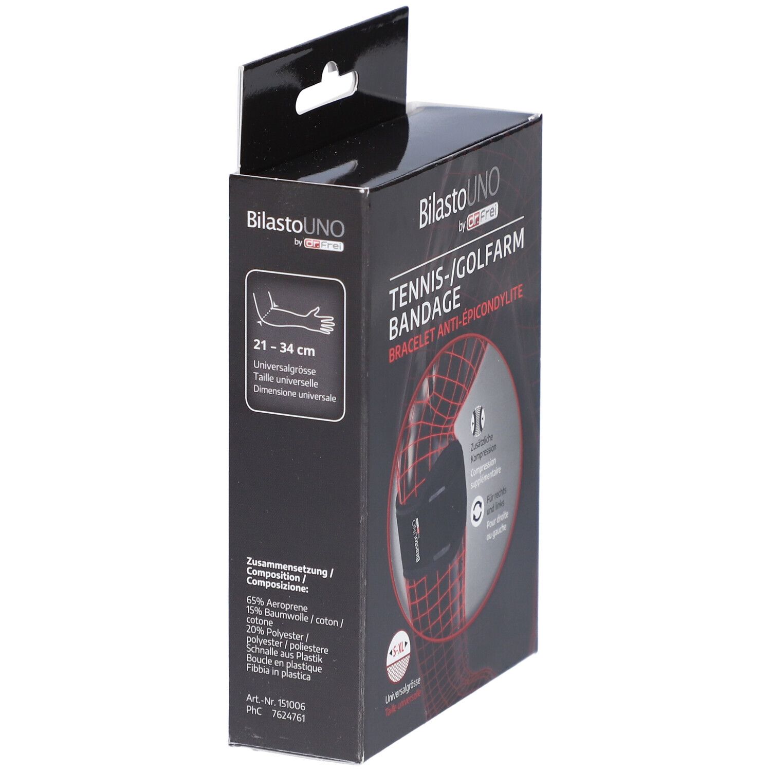 BILASTO UNO Bracelet Anti-Epicondylite Taille Universelle