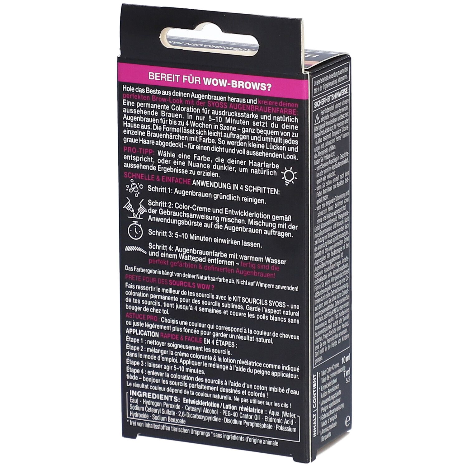 SYOSS Kit Sourcils blond foncé