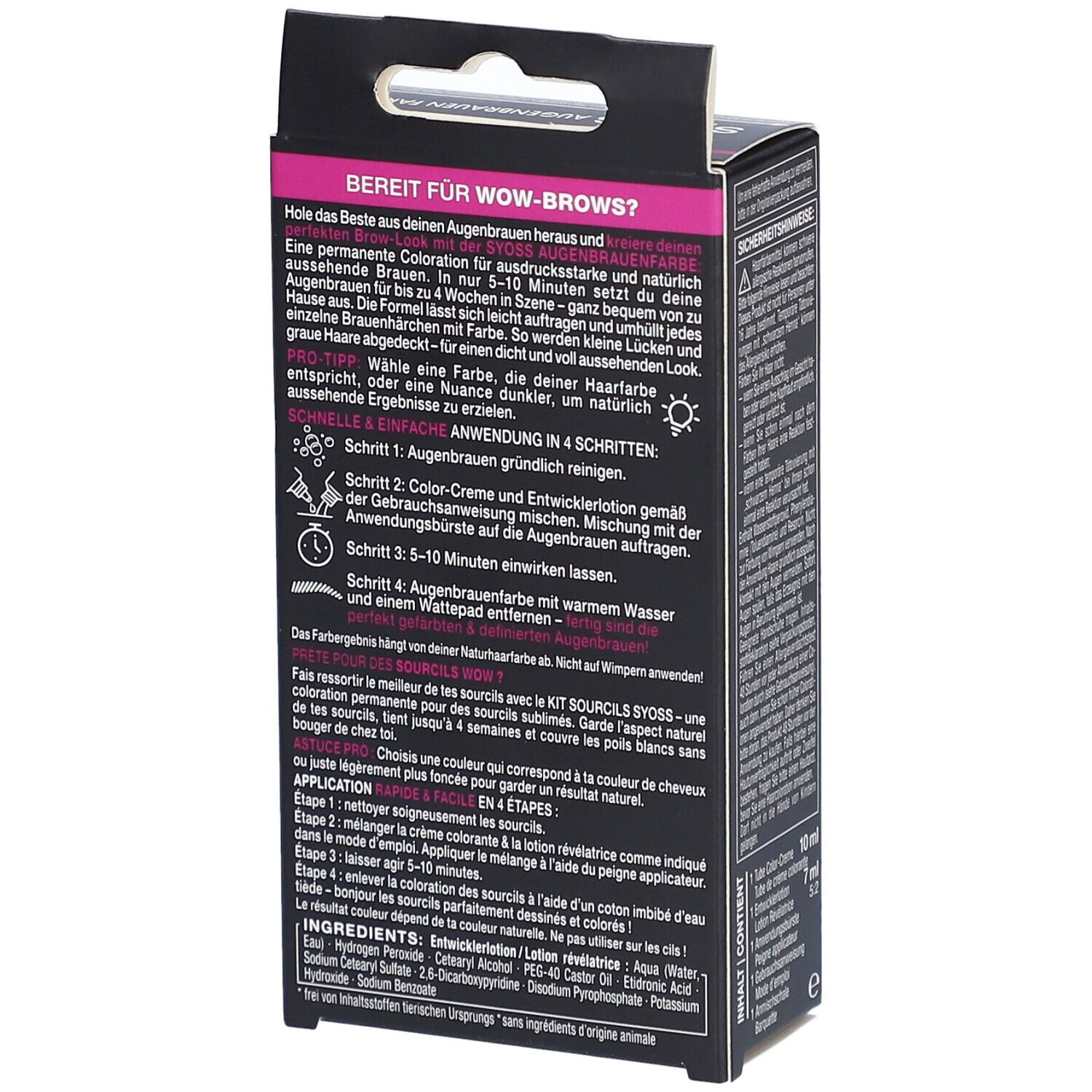 SYOSS Kit Sourcils noir
