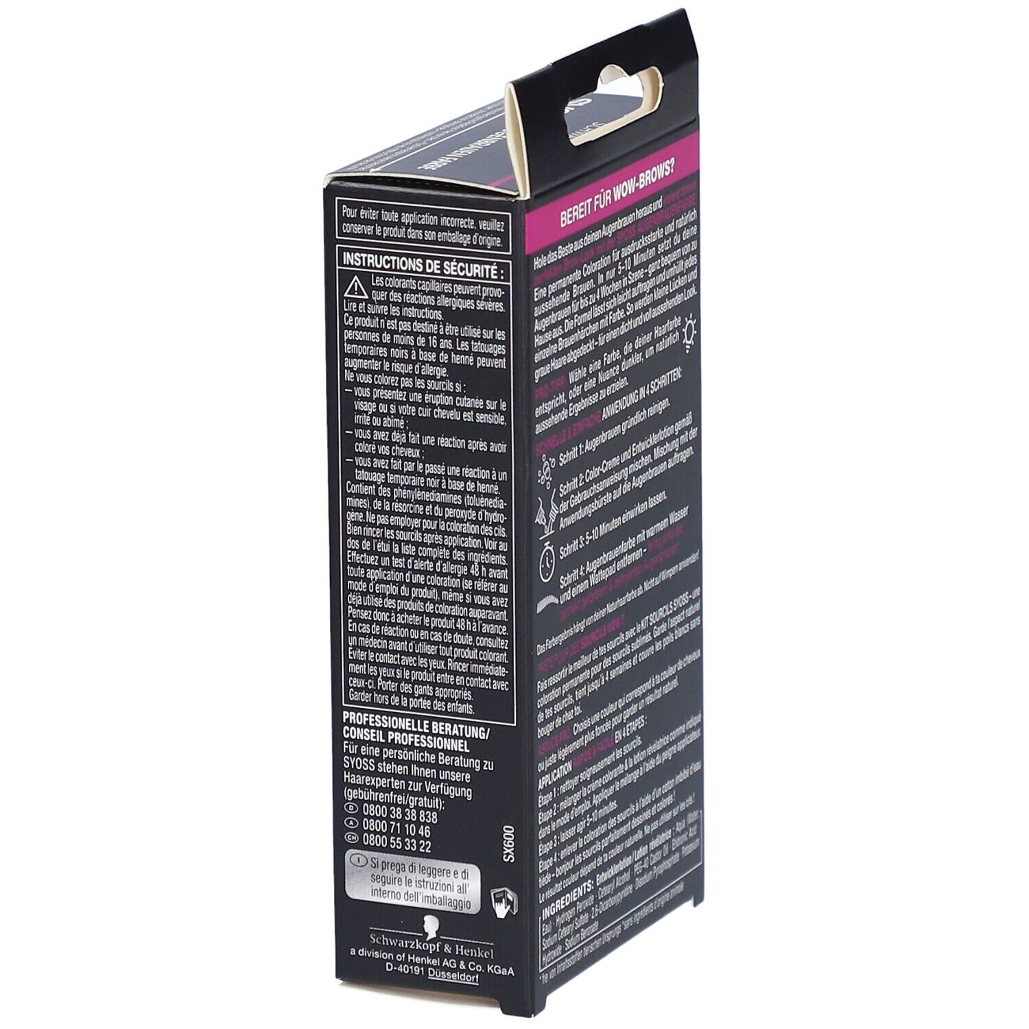 SYOSS Kit Sourcils noir