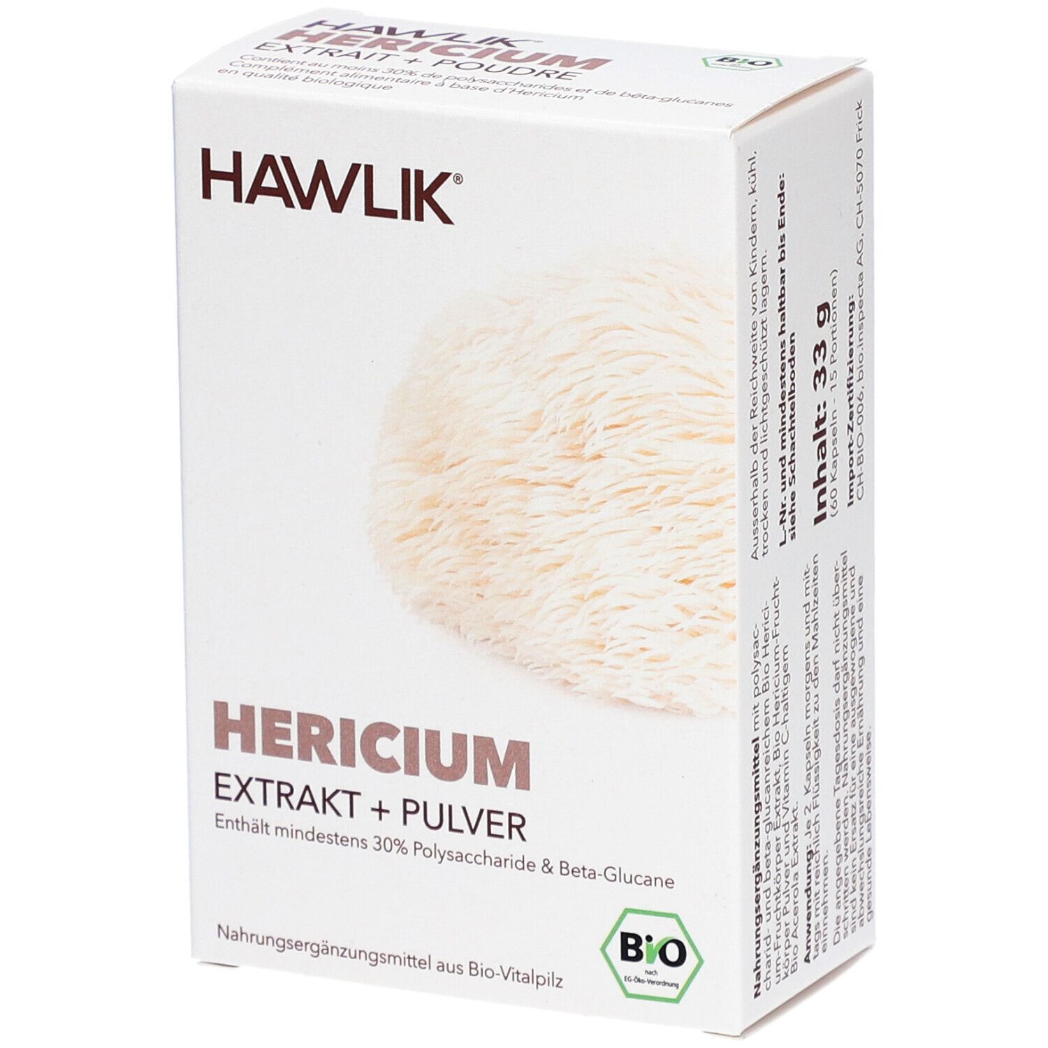Hawlik Hericium Extrait + Poudre