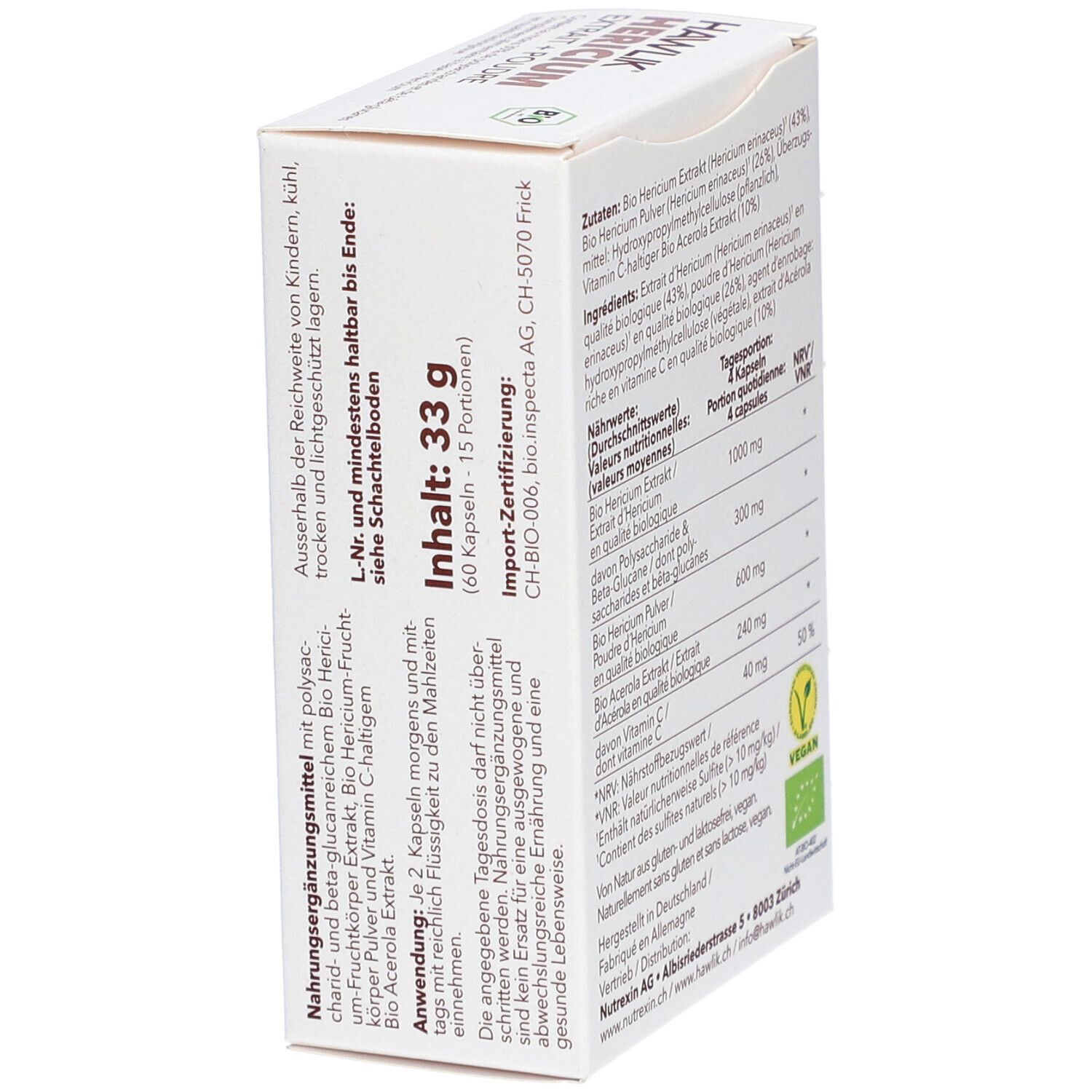 Hawlik Hericium Extrait + Poudre