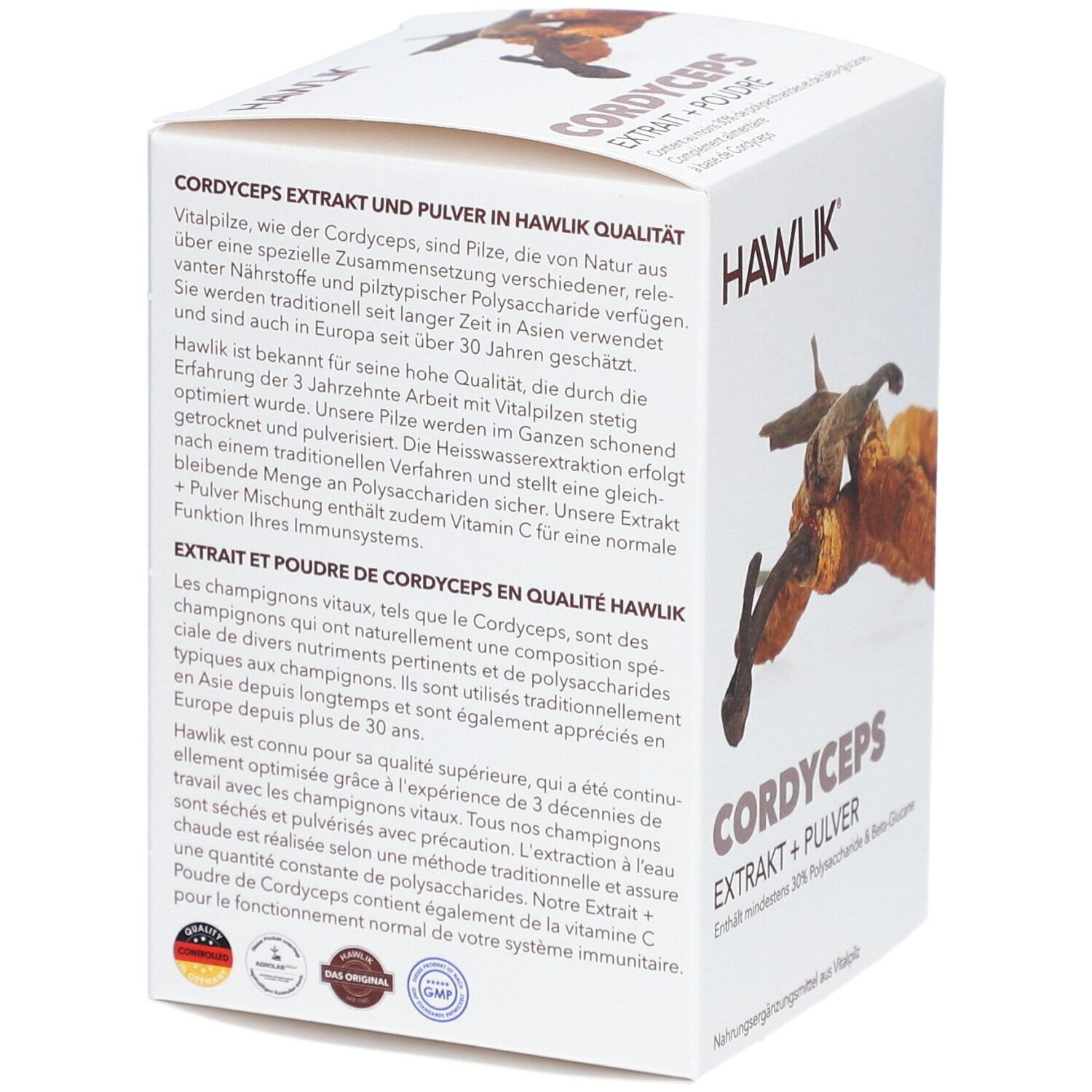 Hawlik Cordyceps Extrait + Poudre