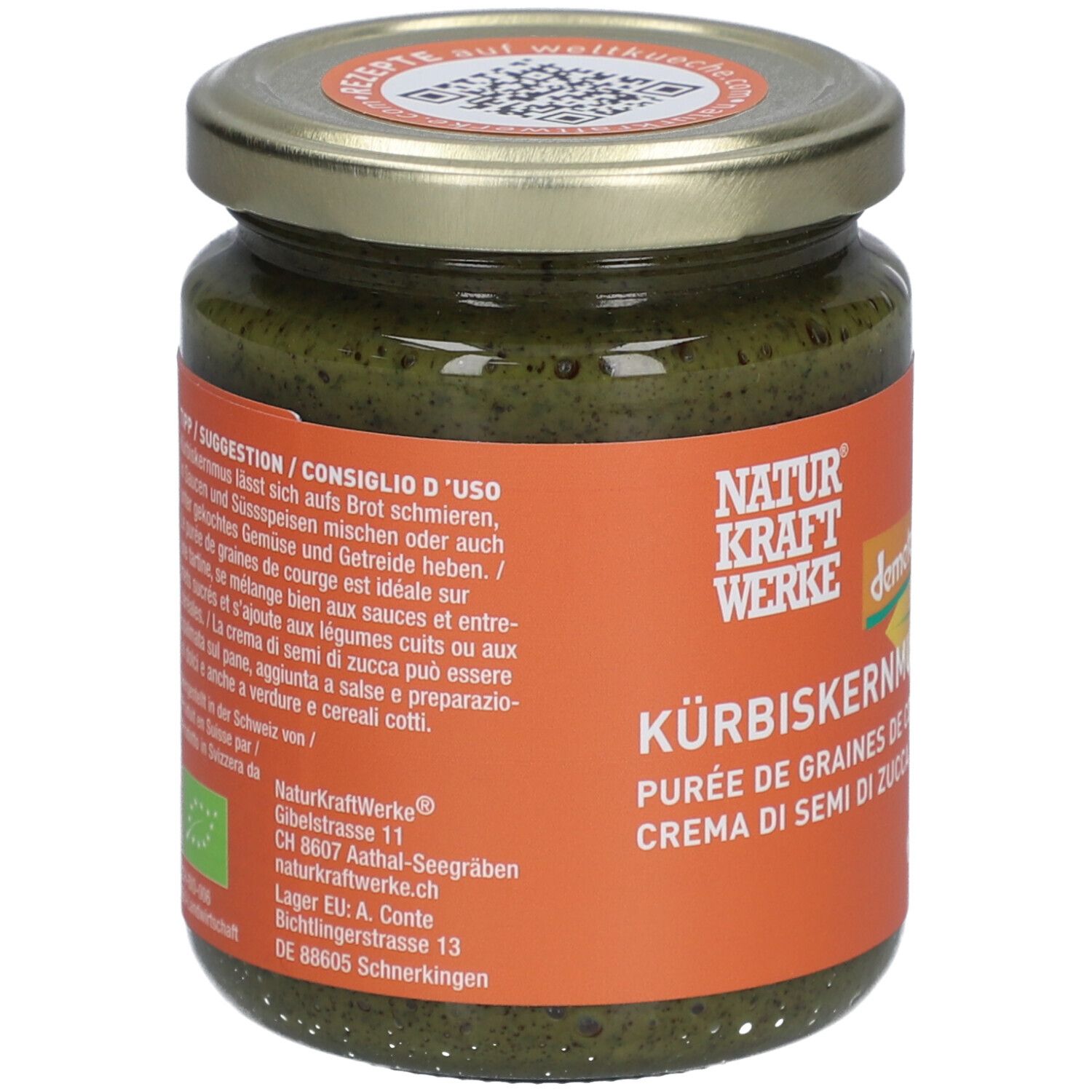 NATURKRAFTWERKE Purée de graines de courge demeter