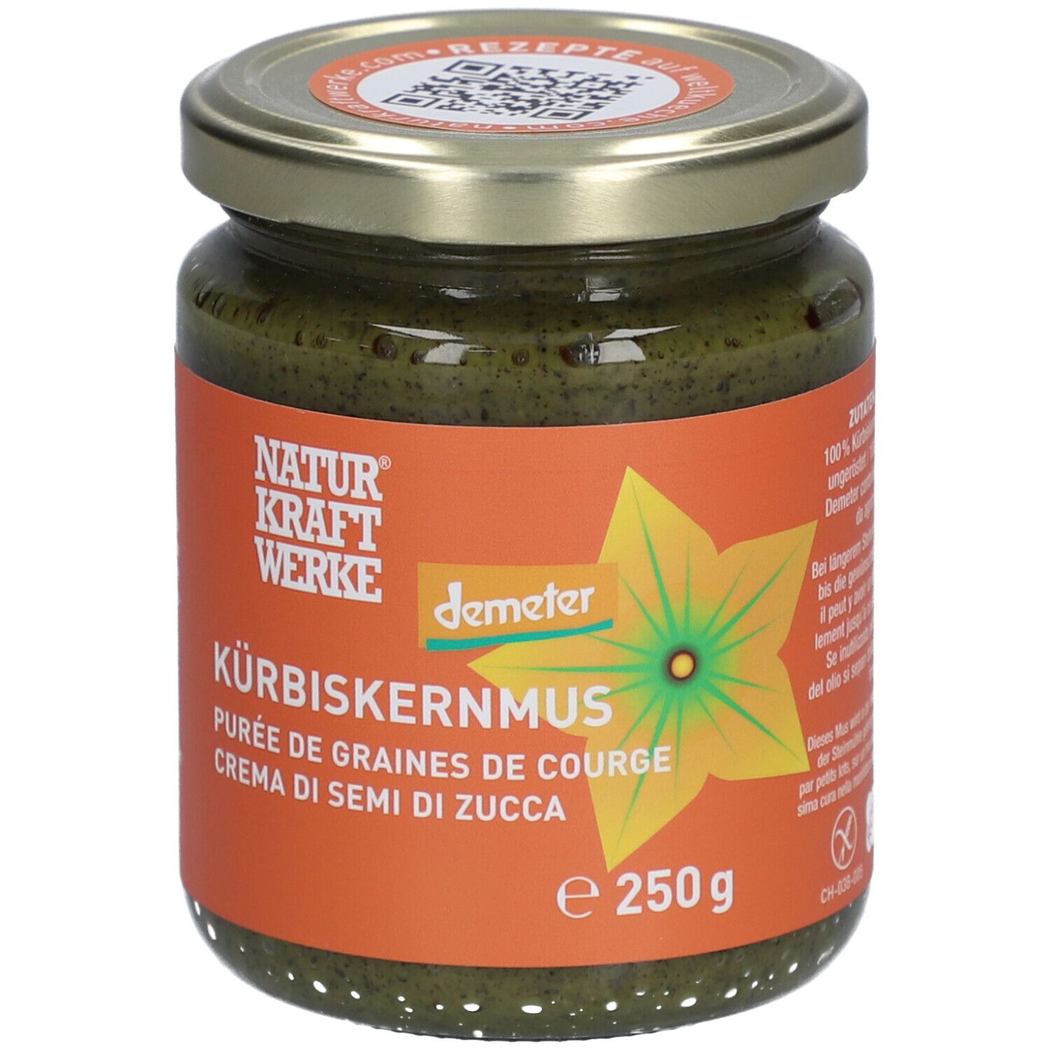 NATURKRAFTWERKE Purée de graines de courge demeter